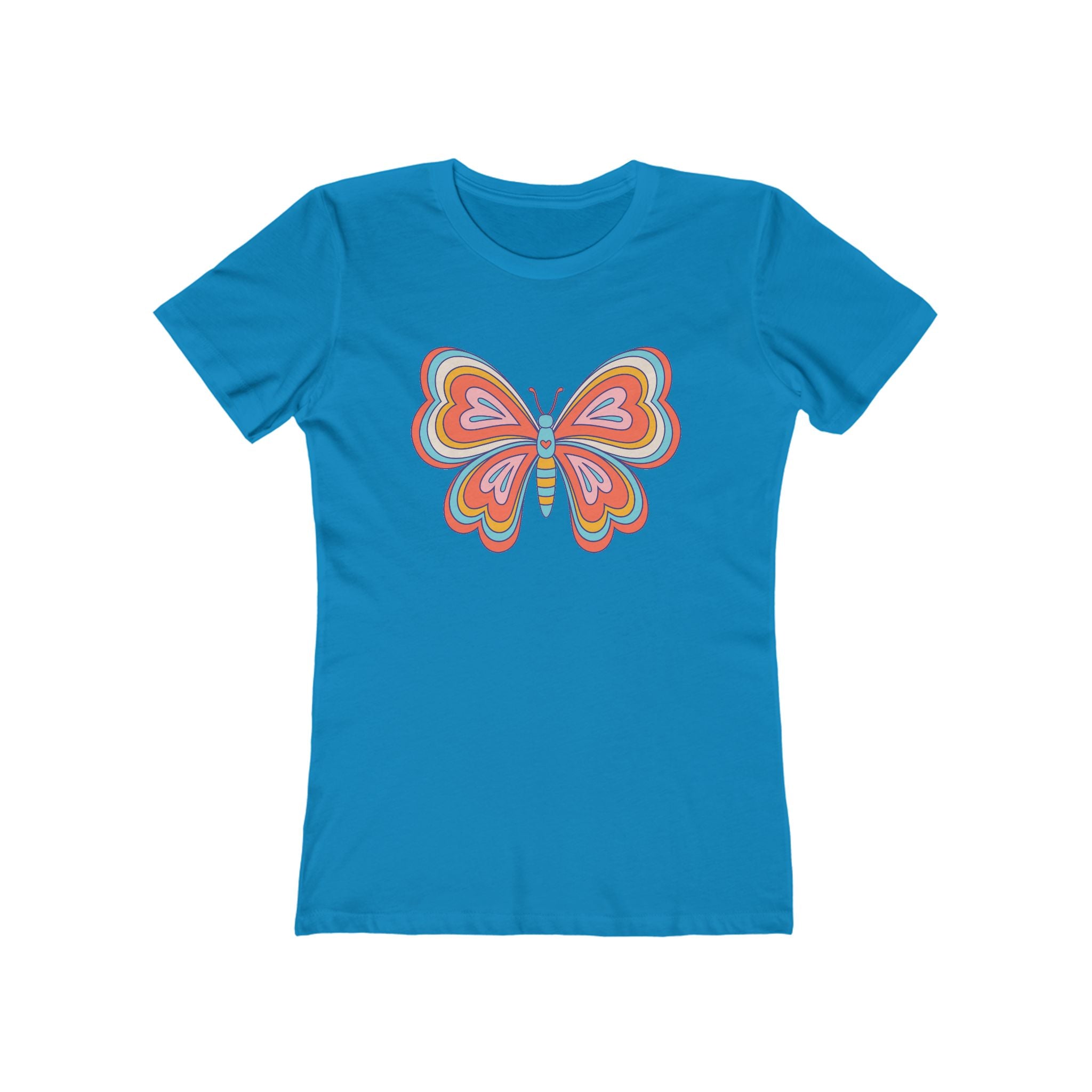 Butterfly Women's Tshirt, Butterfly Graphic Tee, Women's Butterfly Shirt, Butterfly Print Shirt, Boho Butterfly Tee