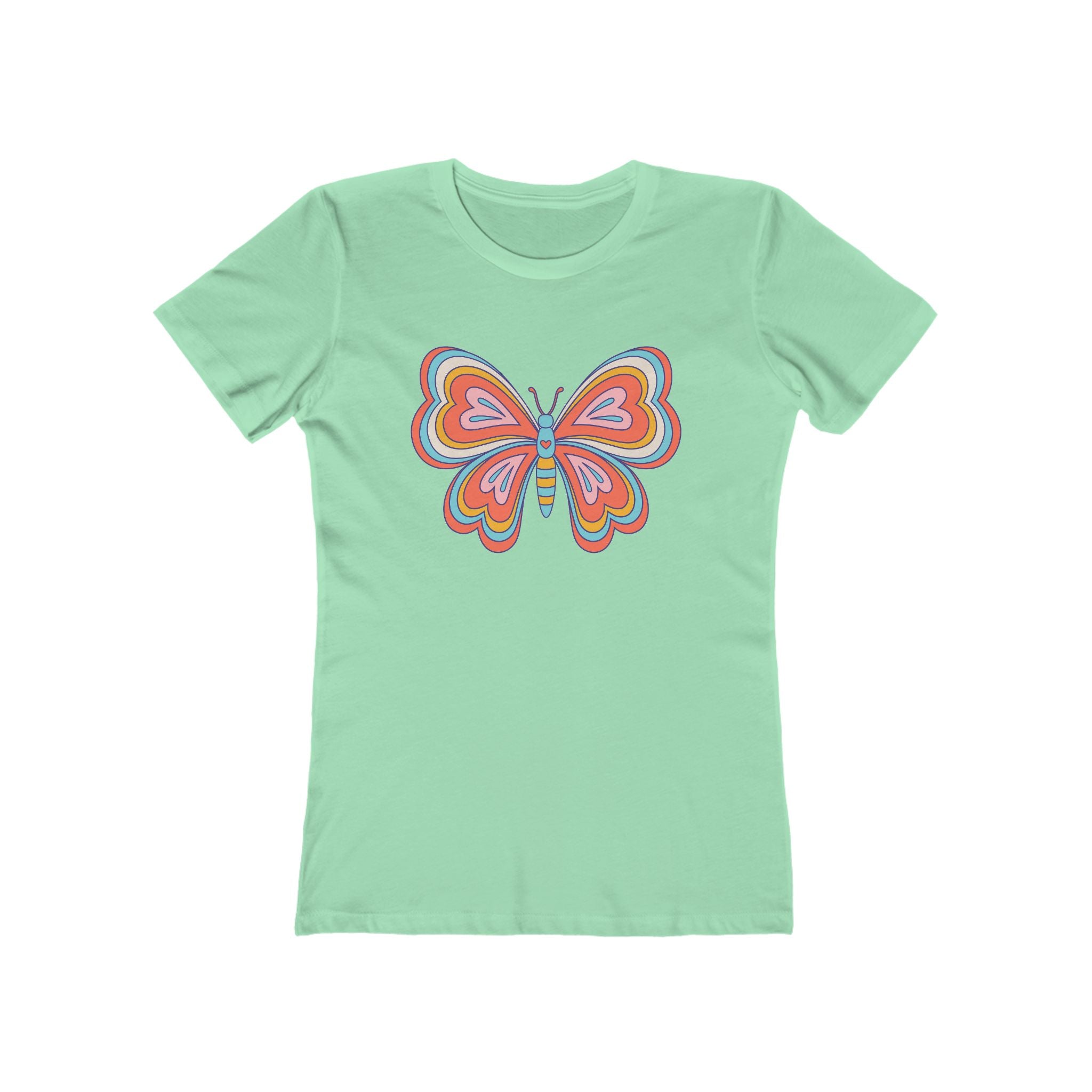 Butterfly Women's Tshirt, Butterfly Graphic Tee, Women's Butterfly Shirt, Butterfly Print Shirt, Boho Butterfly Tee