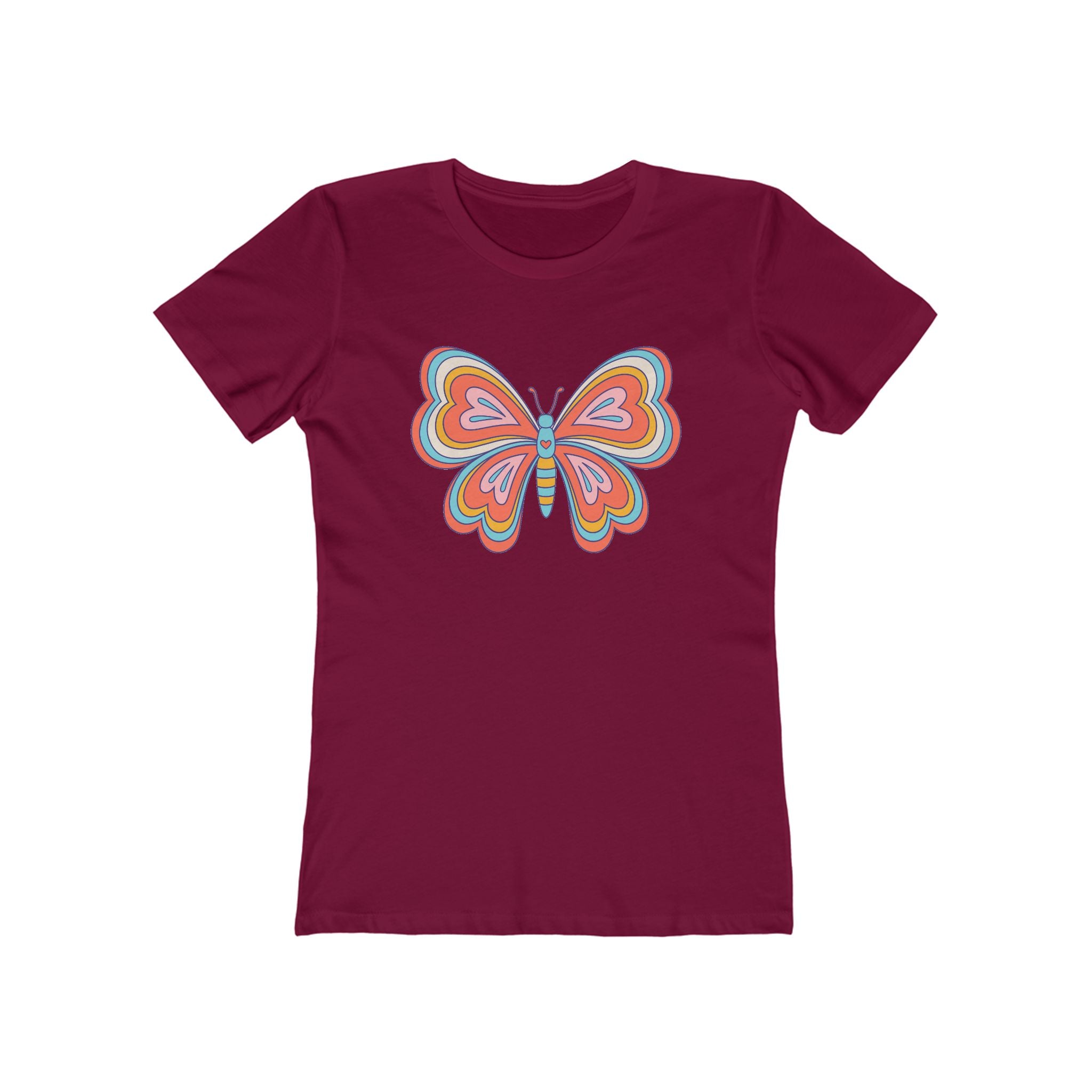 Butterfly Women's Tshirt, Butterfly Graphic Tee, Women's Butterfly Shirt, Butterfly Print Shirt, Boho Butterfly Tee