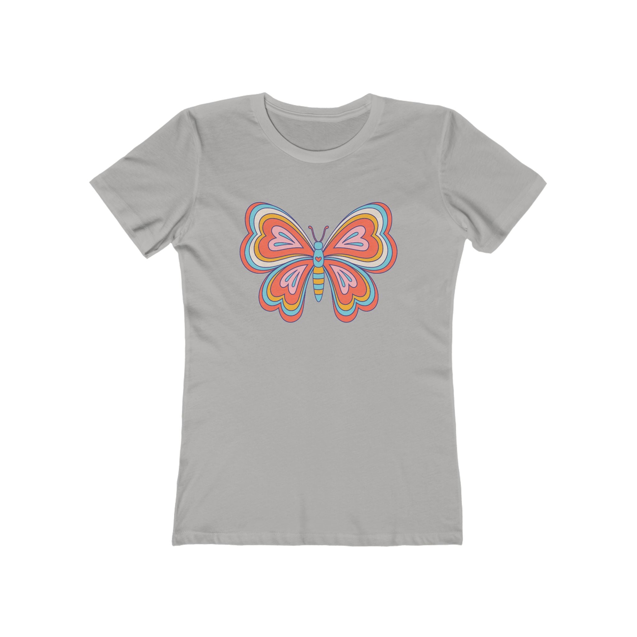 Butterfly Women's Tshirt, Butterfly Graphic Tee, Women's Butterfly Shirt, Butterfly Print Shirt, Boho Butterfly Tee