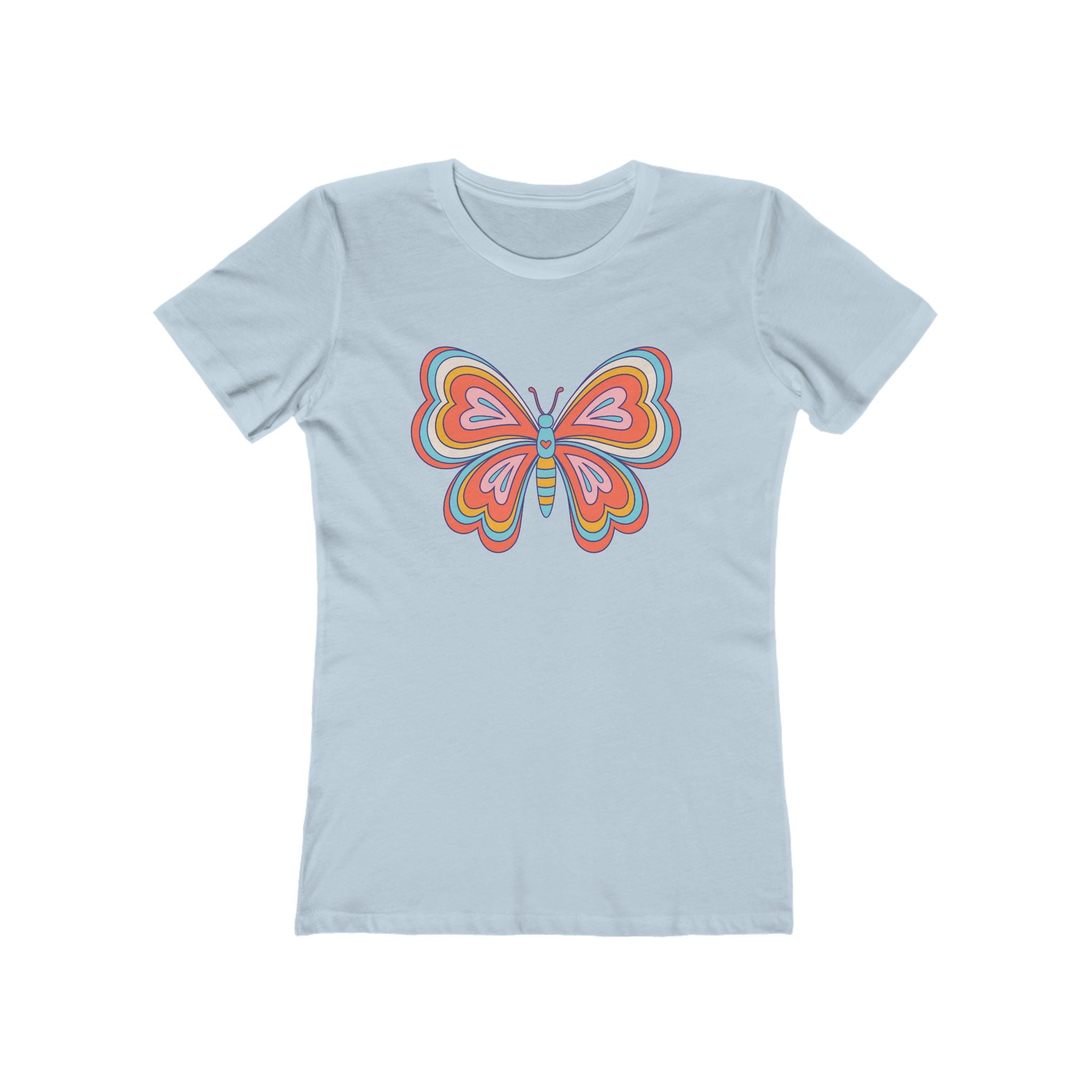 Butterfly Women's Tshirt, Butterfly Graphic Tee, Women's Butterfly Shirt, Butterfly Print Shirt, Boho Butterfly Tee