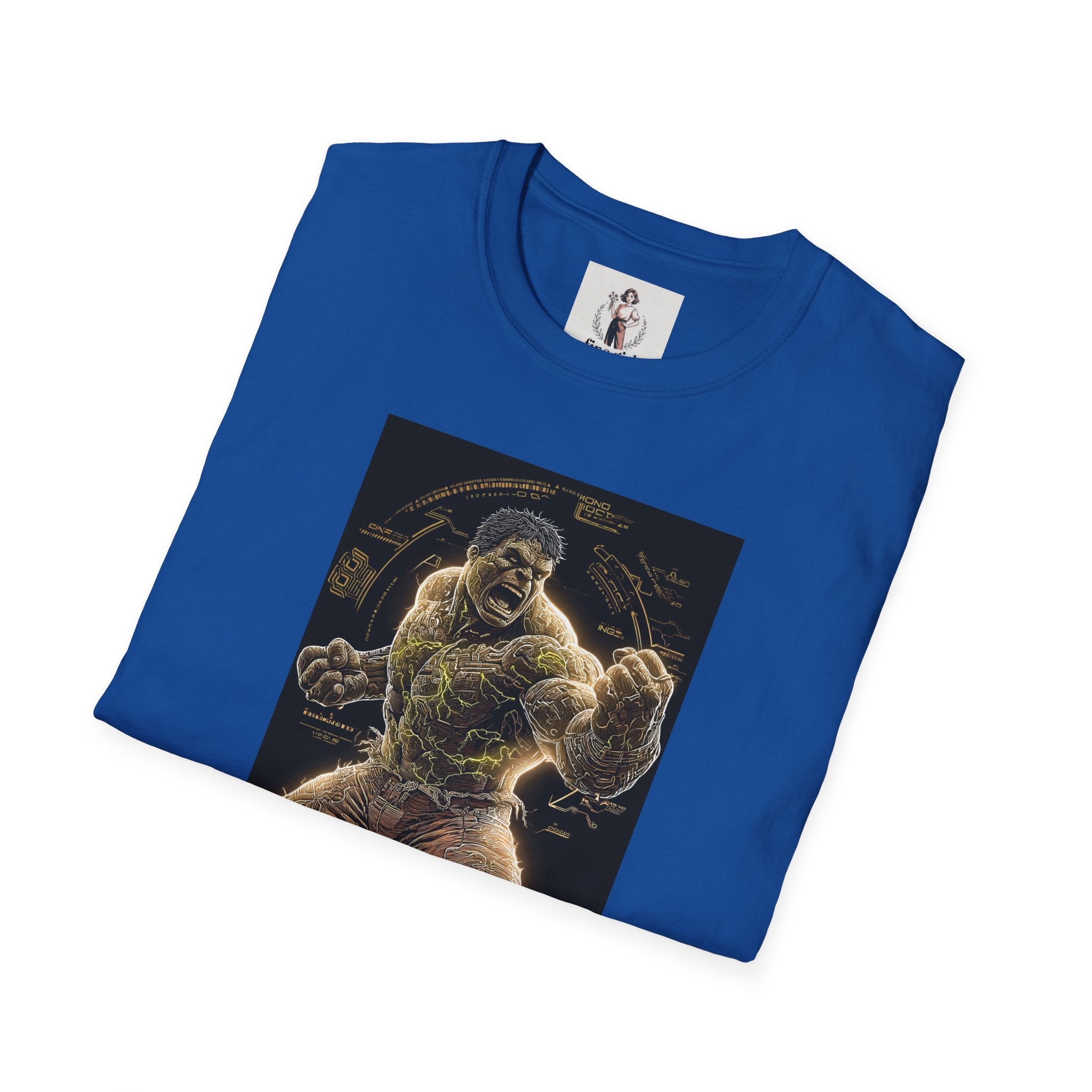 The Incredible Hulk Superhero Marvel Unisex Softstyle T-Shirt, Comic Book Tee, Geeky Clothing, Cosplay Costume Top