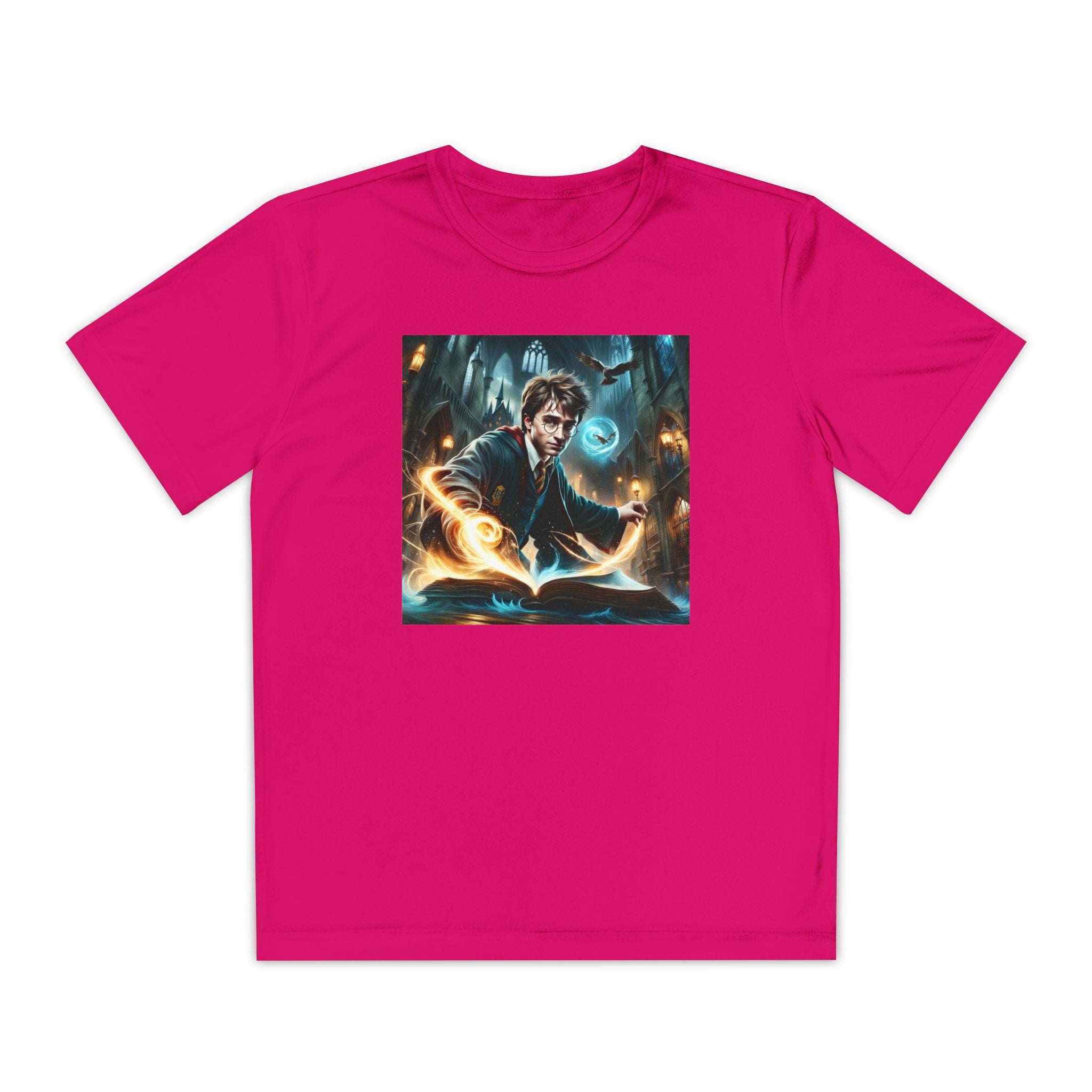 Youth Competitor Tee - Harry Potter, Wizard School Shirt, Magical Kids Top, Hogwarts Fan Gift, Sorcerer's Stone T-Shirt