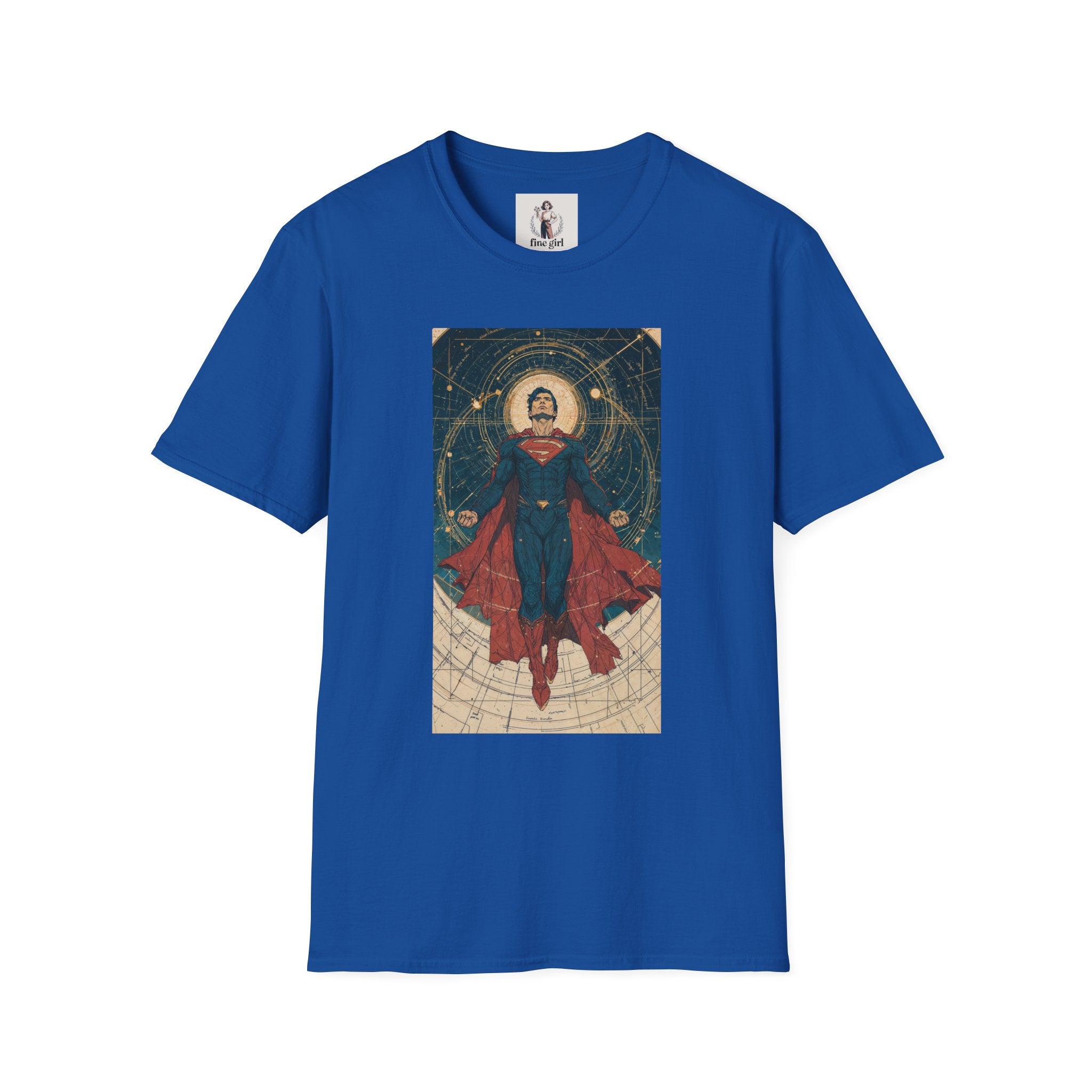 Superman Superhero Marvel Unisex Softstyle T-Shirt, Comic Book Tee, Geeky Clothing, Cosplay Costume Top