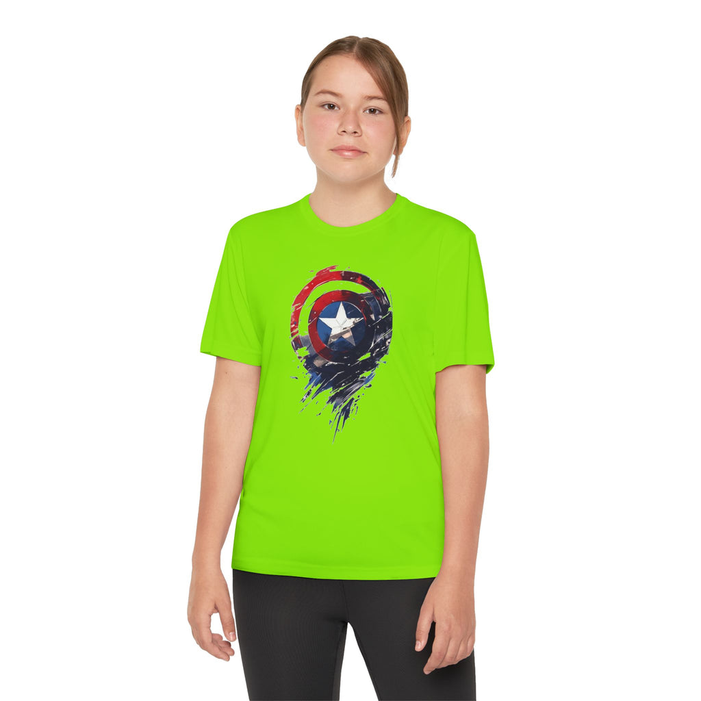 Advengers Youth T-Shirt Sports Graphic Tee, Cool Athletic Shirt for Kids