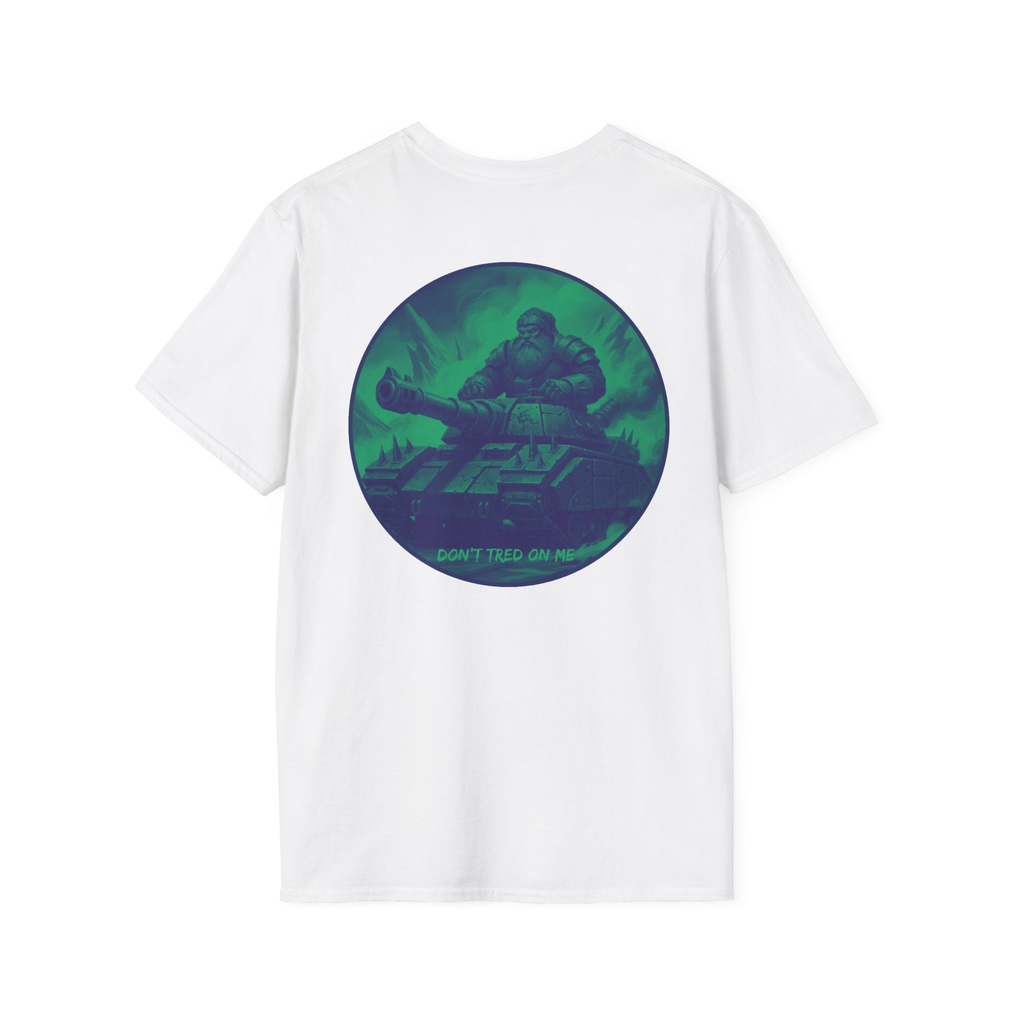 Santa Claus On A Tank Christmas ~ Unisex Softstyle T-Shirt