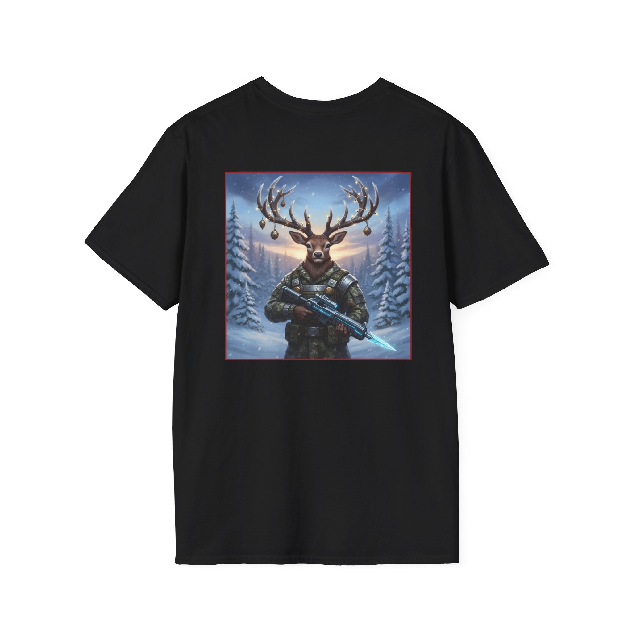 Yule Guard Patriotic Christmas Holiday ~ Unisex Softstyle T-Shirt