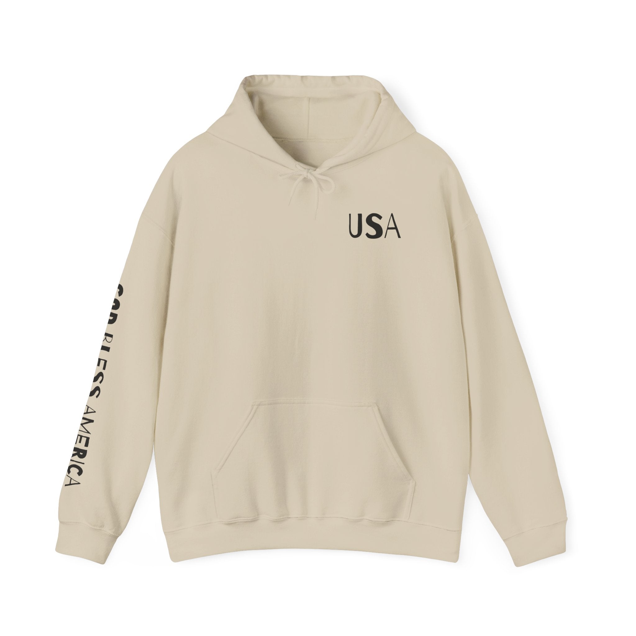 Patriotic Hoodie - Step On My Flag And Find Out What Patriotism Feels Like Unisex Blend