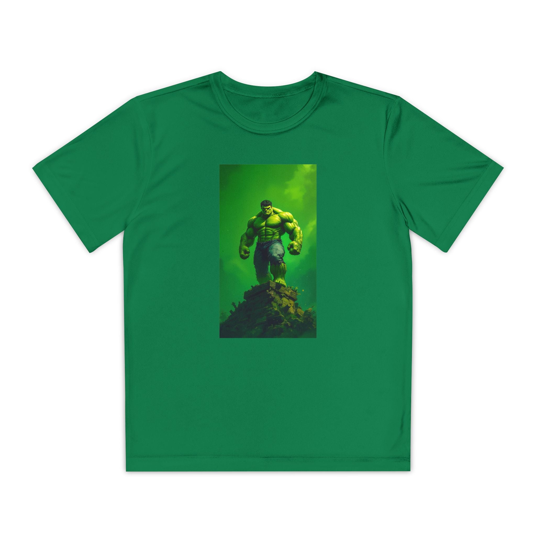 The Incredible Hulk Superhero Marvel Patriotic, Kids Graphic T-Shirt, Boys Hero Top, Girls Comic Book Clothing, Birthday