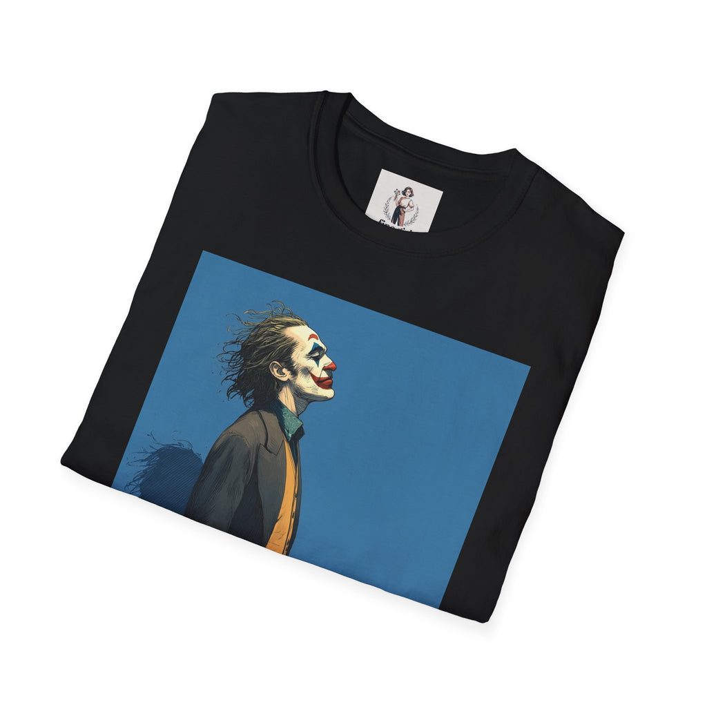 The Joker Superhero Marvel Unisex Softstyle T-Shirt, Comic Book Tee, Geeky Clothing, Cosplay Costume Top