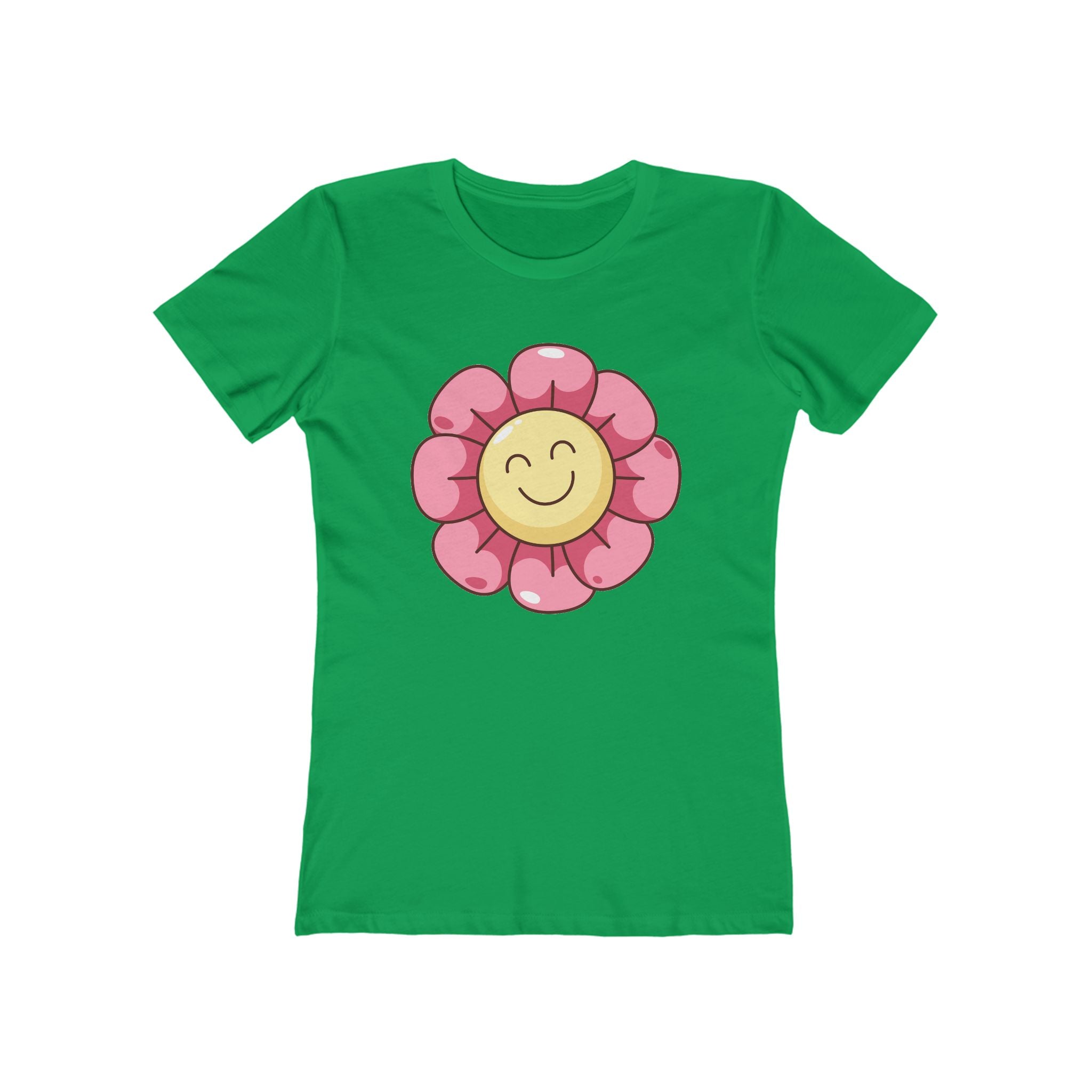 Flower Women's Tshirt, Floral Graphic Tee, Casual Top for Her, Spring Blossom Shirt, Botanical Print Blouse