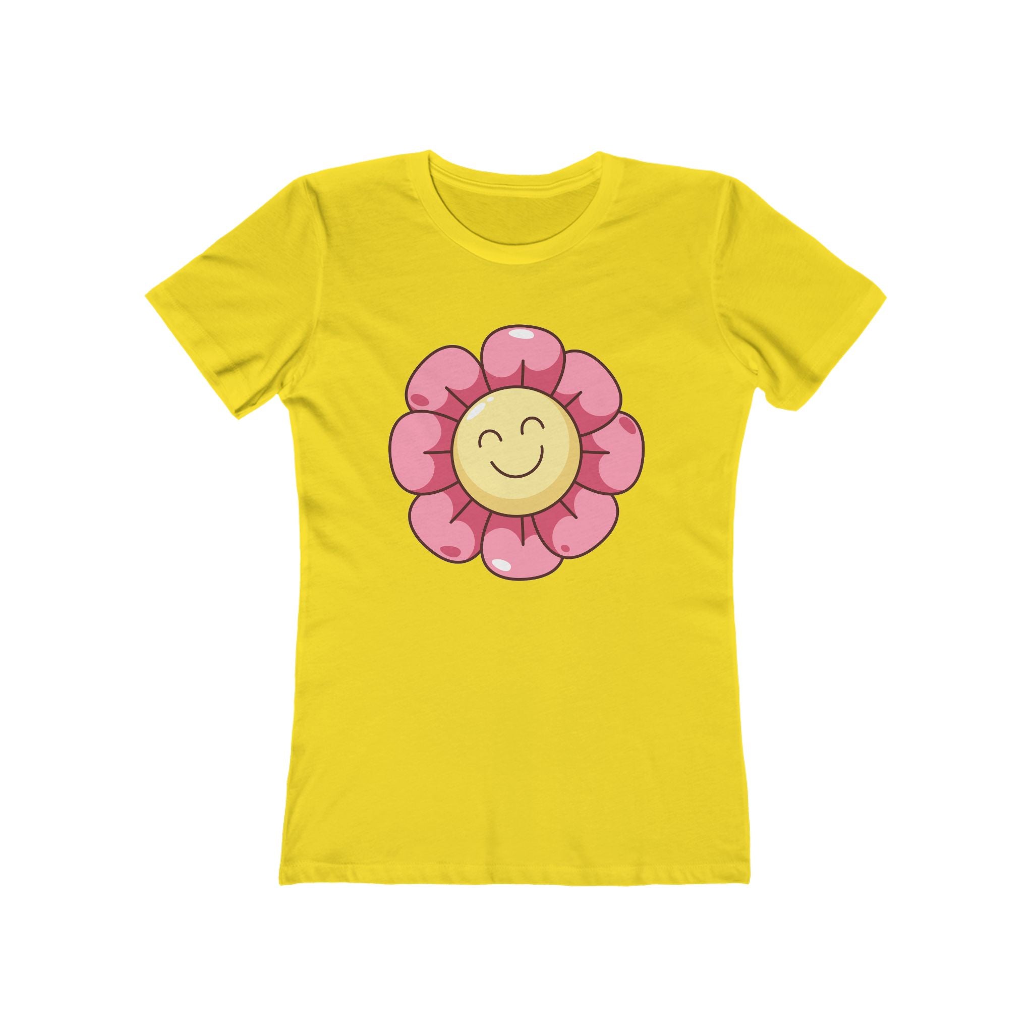 Flower Women's Tshirt, Floral Graphic Tee, Casual Top for Her, Spring Blossom Shirt, Botanical Print Blouse