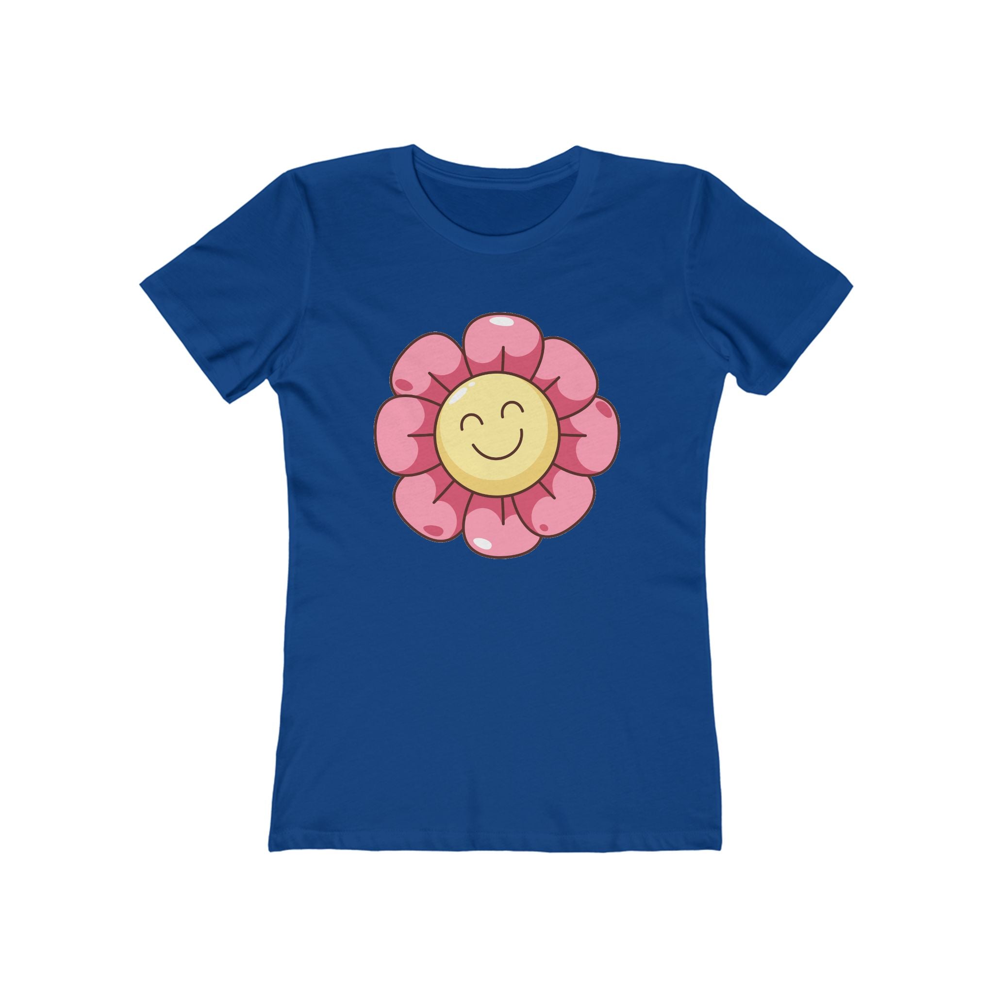 Flower Women's Tshirt, Floral Graphic Tee, Casual Top for Her, Spring Blossom Shirt, Botanical Print Blouse