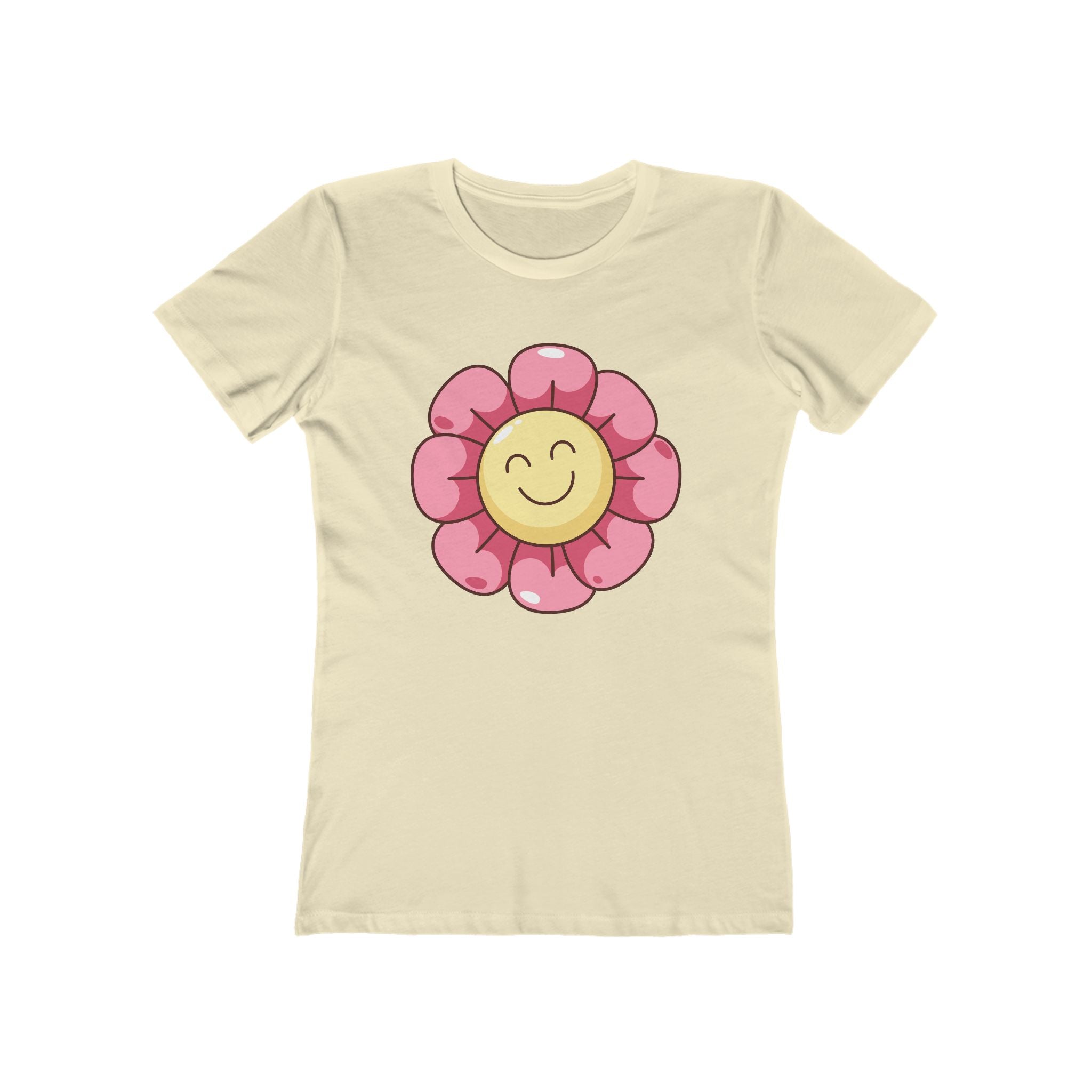Flower Women's Tshirt, Floral Graphic Tee, Casual Top for Her, Spring Blossom Shirt, Botanical Print Blouse