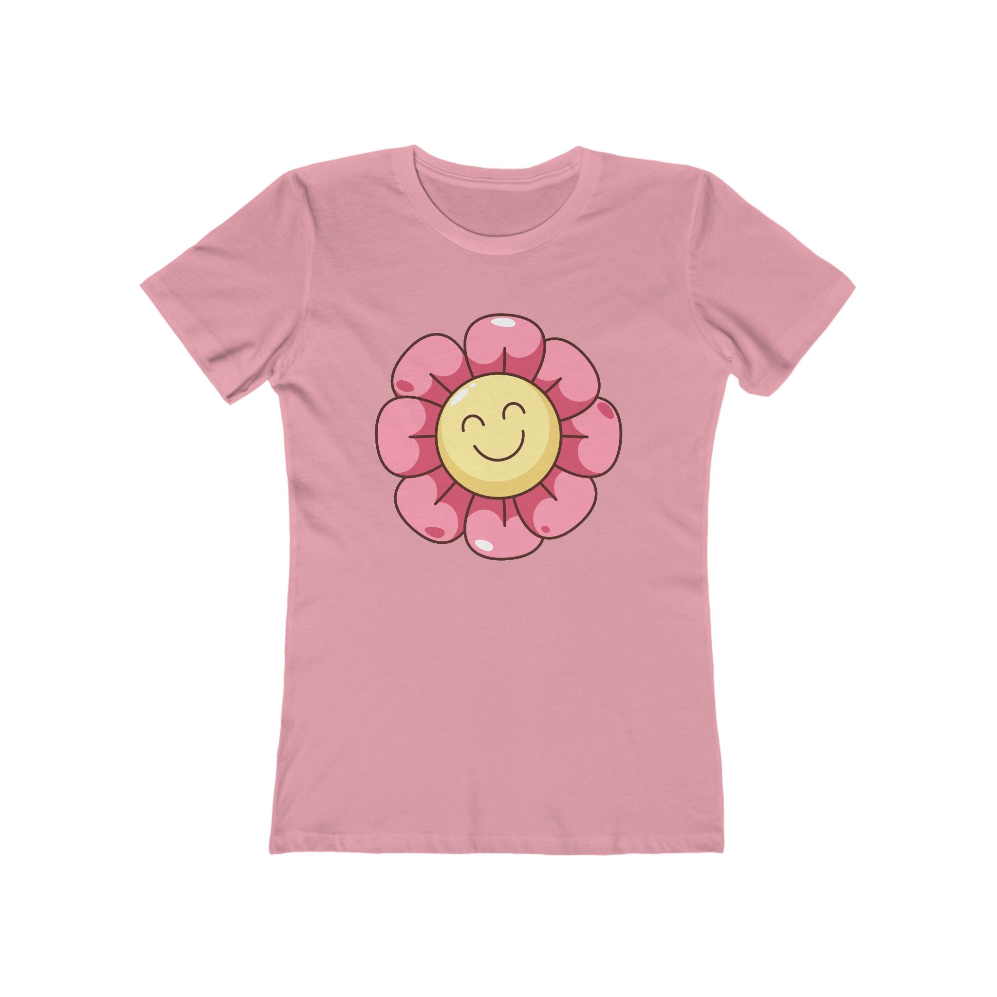 Flower Women's Tshirt, Floral Graphic Tee, Casual Top for Her, Spring Blossom Shirt, Botanical Print Blouse