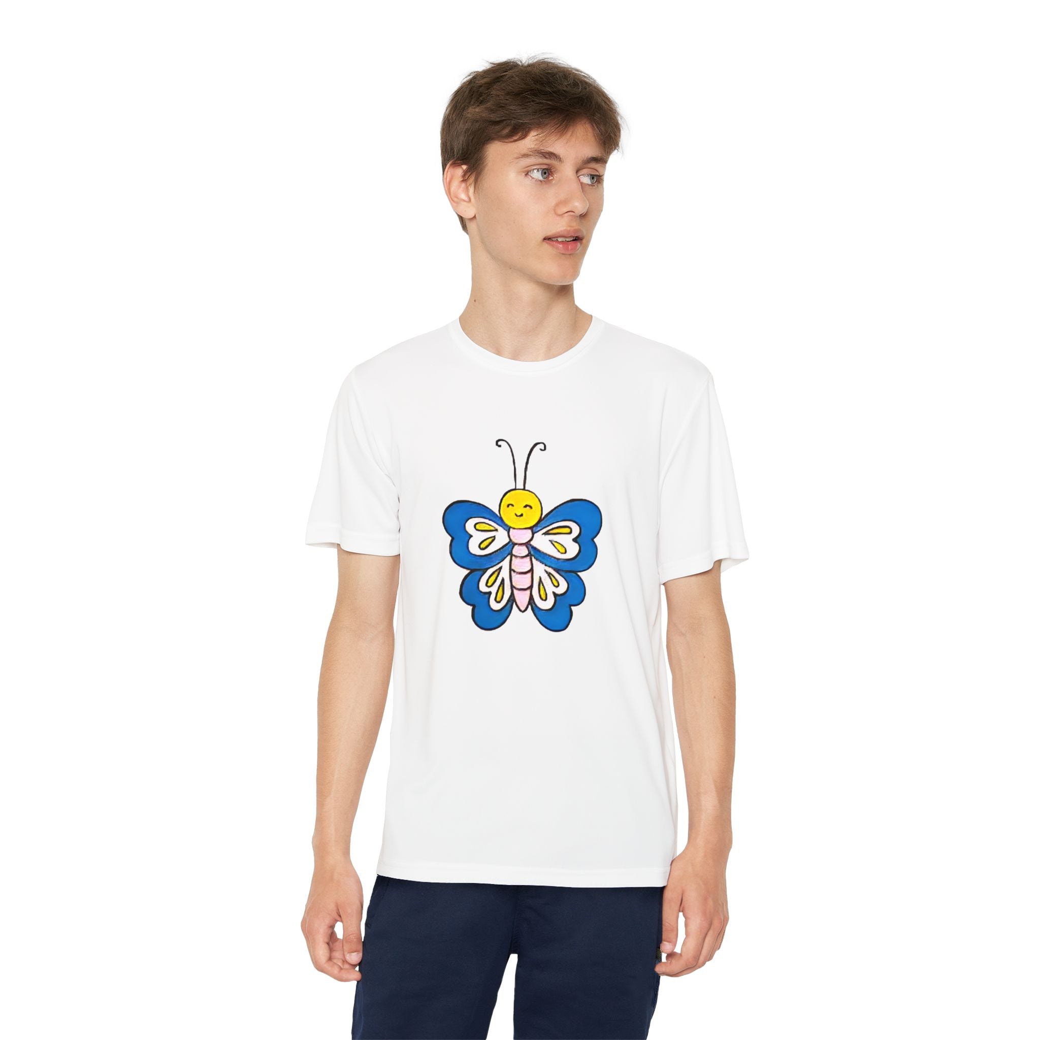 Butterffy Youth T-Shirt Sports Graphic Tee, Cool Athletic Shirt for Kids, Perfect for Sports Events, Team Spirit