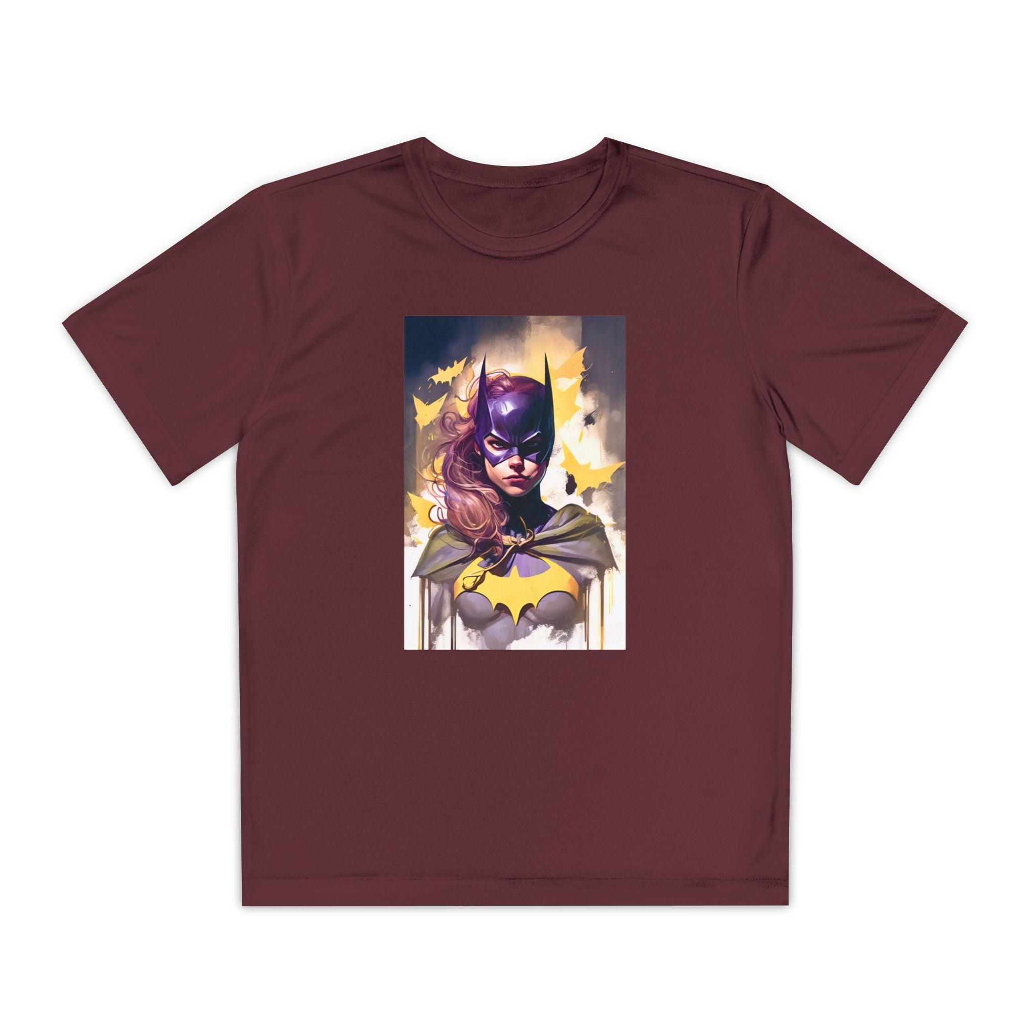 Superhero Youth T-Shirt Sports Graphic Tee, Cool Athletic Shirt for Kids