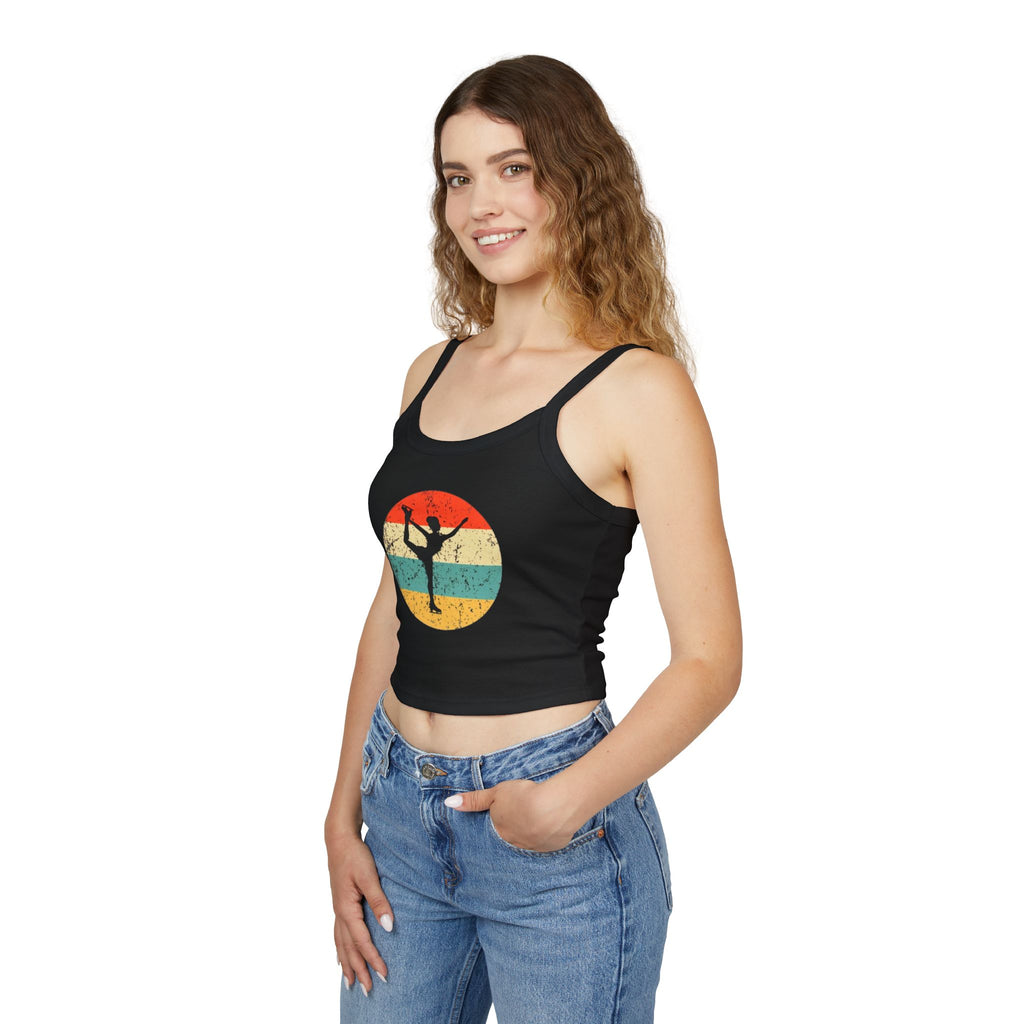 Ballet Woman Tank Top, Athletic Workout Top, Fitness Sleeveless Shirt, Jogging Muscle Tee, Exercise Gym Cami