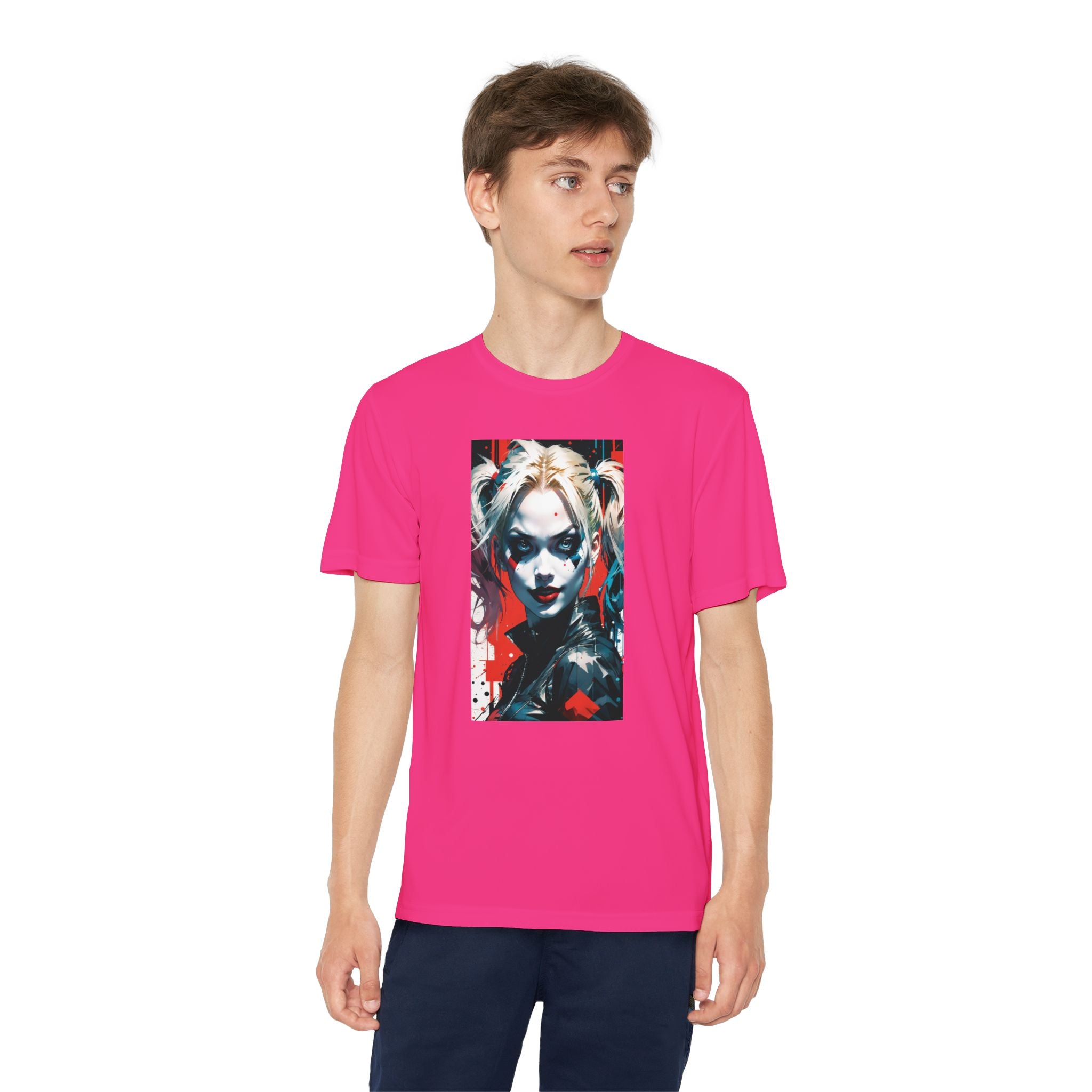Superhero Youth T-Shirt Sports Graphic Tee, Cool Athletic Shirt for Kids