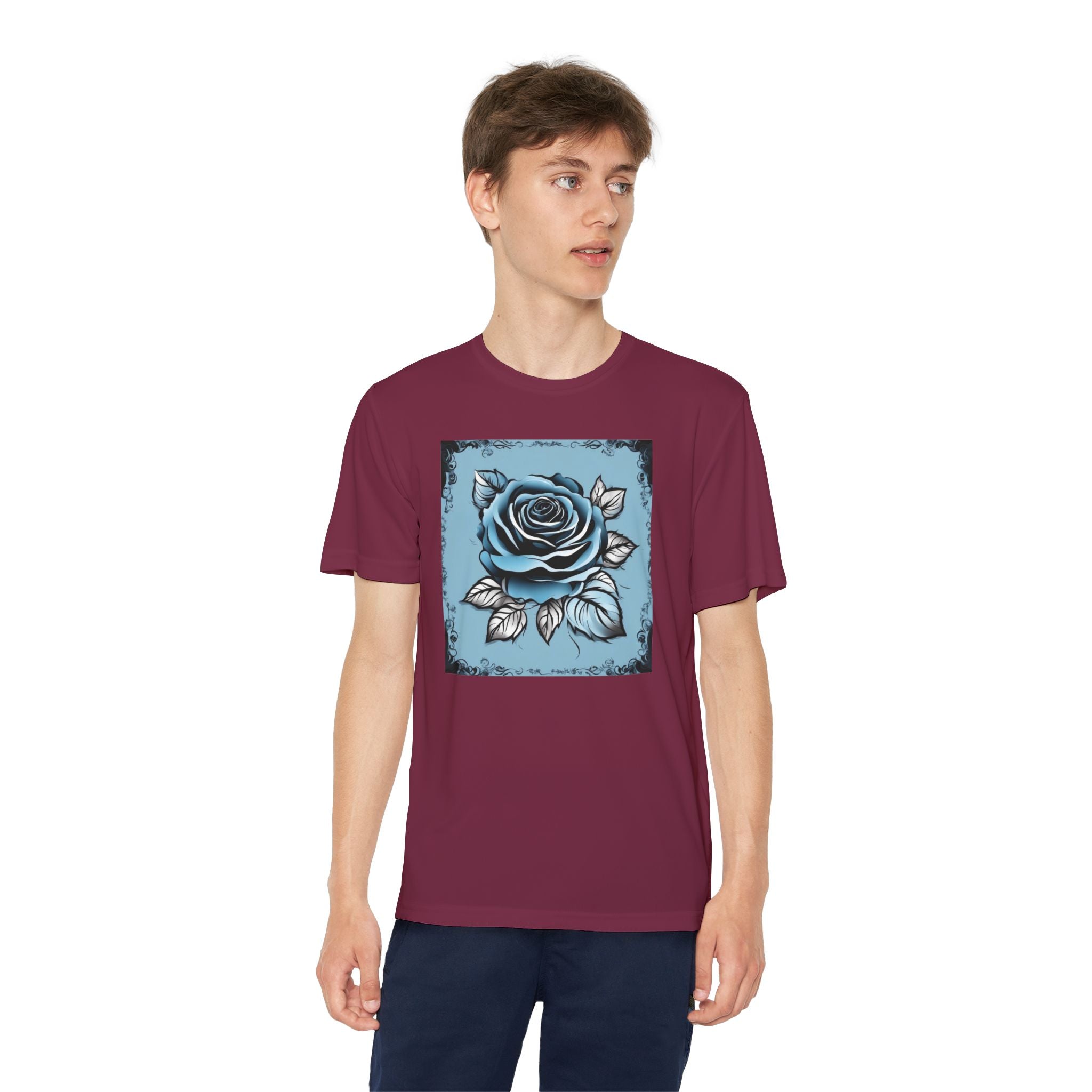 Flower Youth Tshirt, Girls Floral Tee, Kids Spring Shirt, Children's Botanical Top, Teen Blossom T-Shirt