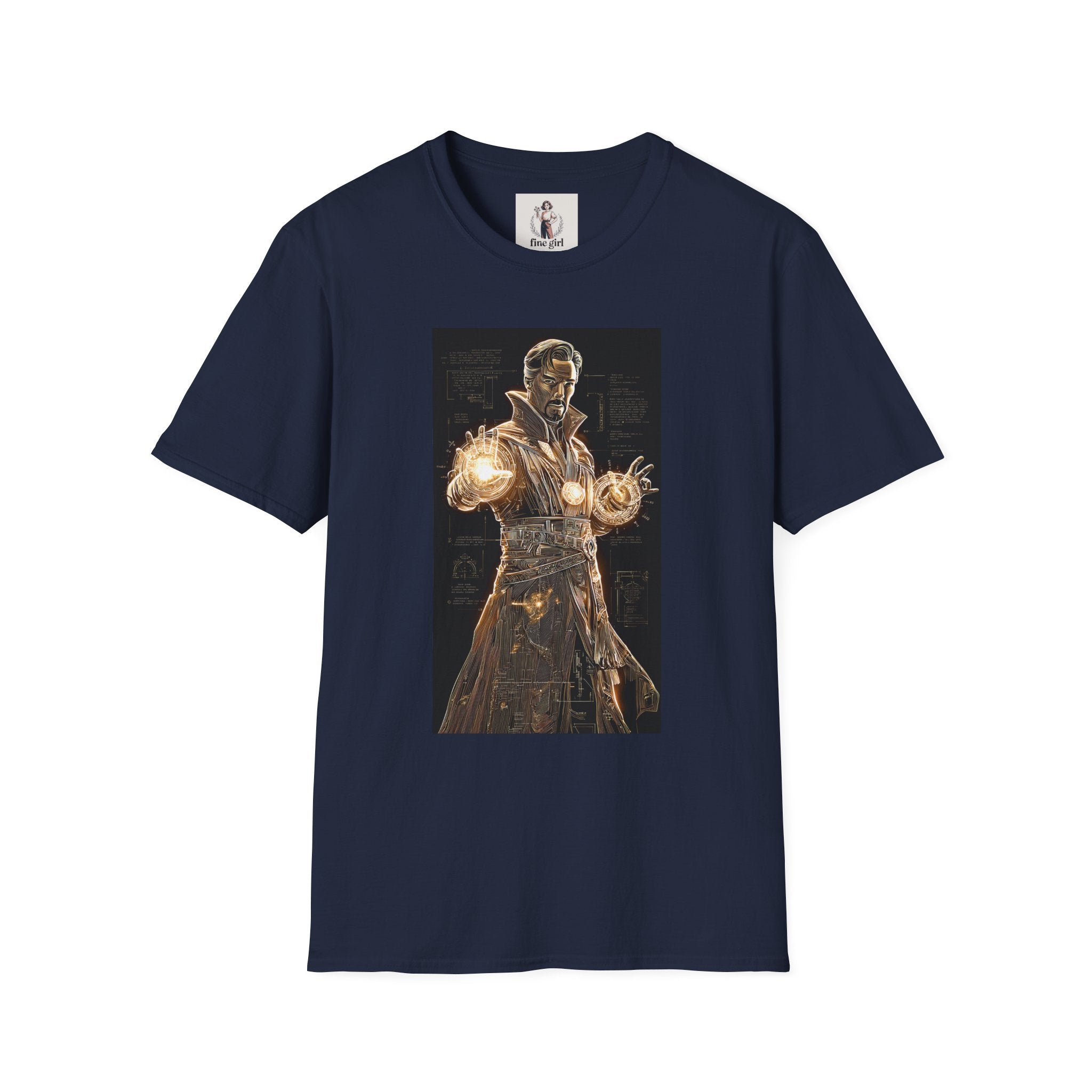 Dr Strange Superhero Marvel Unisex Softstyle T-Shirt, Comic Book Tee, Geeky Clothing, Cosplay Costume Top