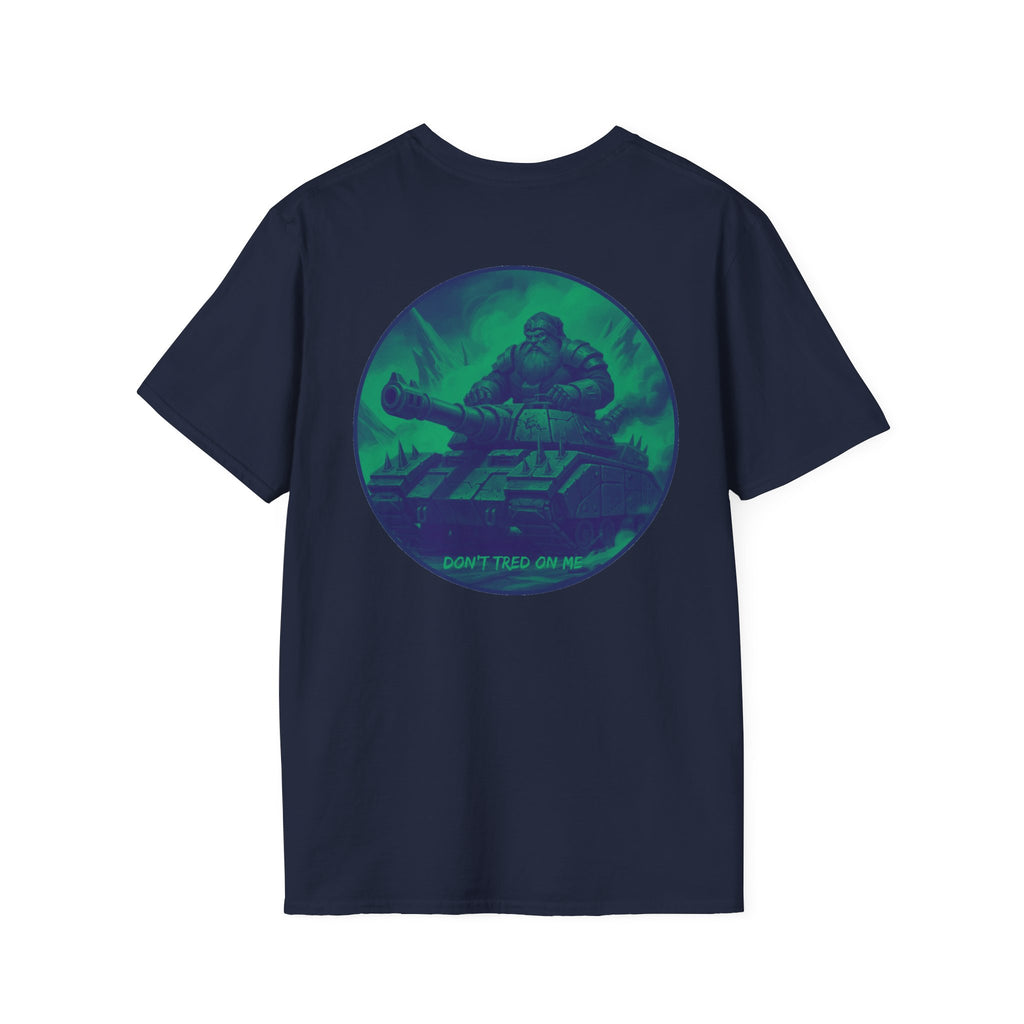 Santa Claus On A Tank Christmas ~ Unisex Softstyle T-Shirt