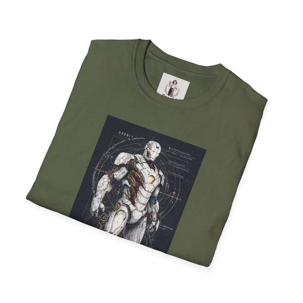 Ironman Superhero Marvel Unisex Softstyle T-Shirt, Comic Book Tee, Geeky Clothing, Cosplay Costume Top