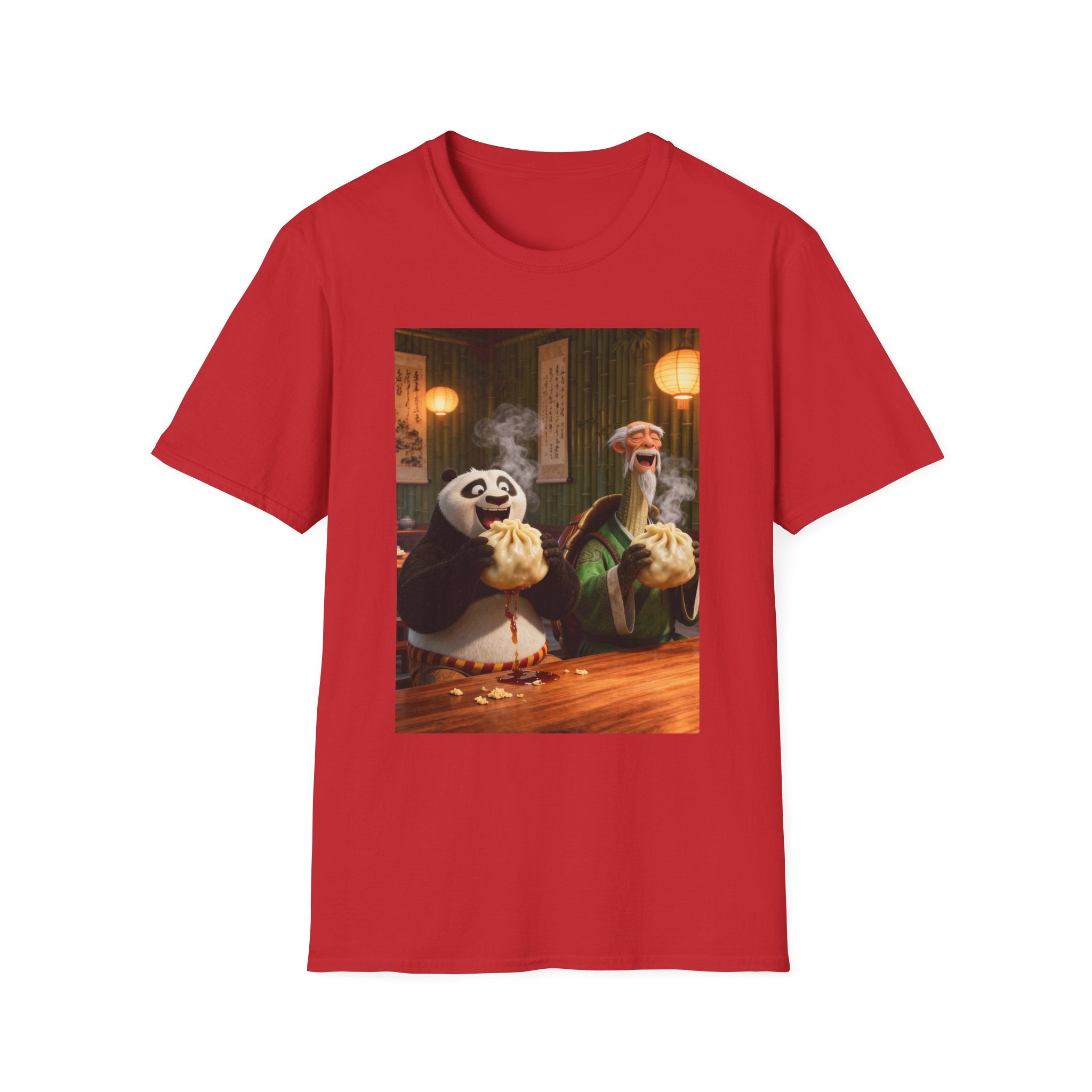 Kung Fu Panda Unisex Softstyle T-Shirt, DreamWorks Animation Youth Competitor Tee, Graphic Tee, Movie Fan Gift, Cult Classic Shirt, Comfy