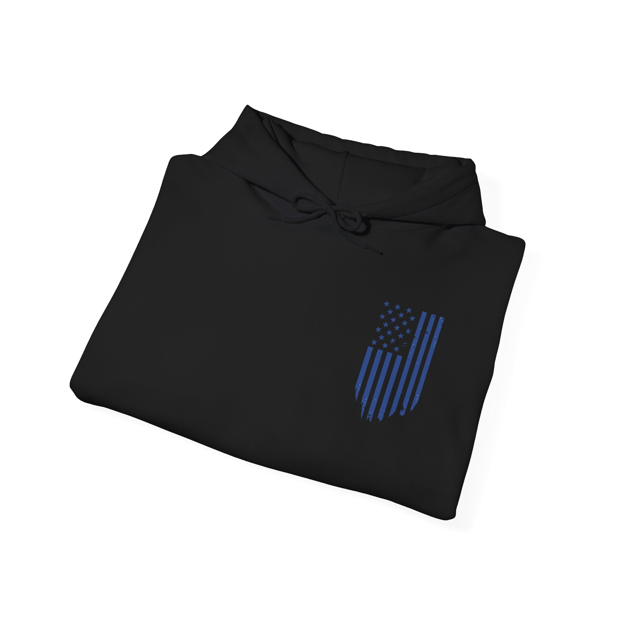 Patriotic Hoodie - Thin Blue Line Unisex Blend
