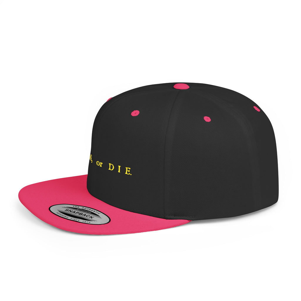 Join Or Die ~ Stylish Flat Bill Snapback Hat