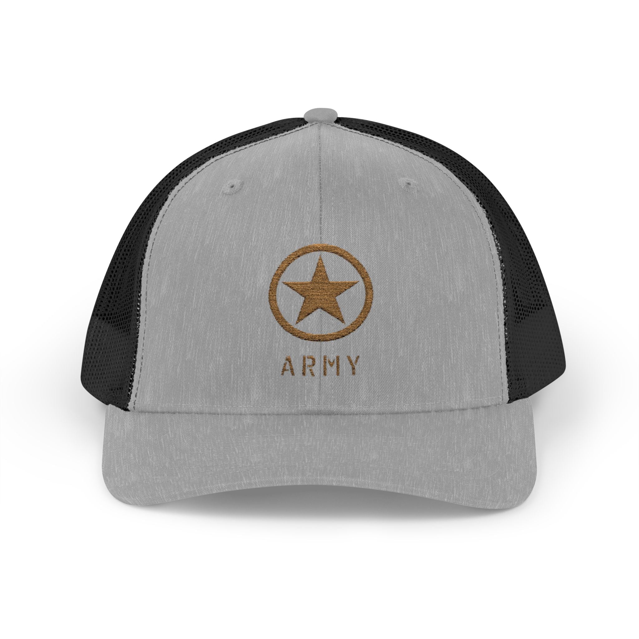 US Army Snapback Trucker Cap with Thin Red Line Design, Ideal for First Responders, Supportive Gifts, Memorials, Everyday Wear
