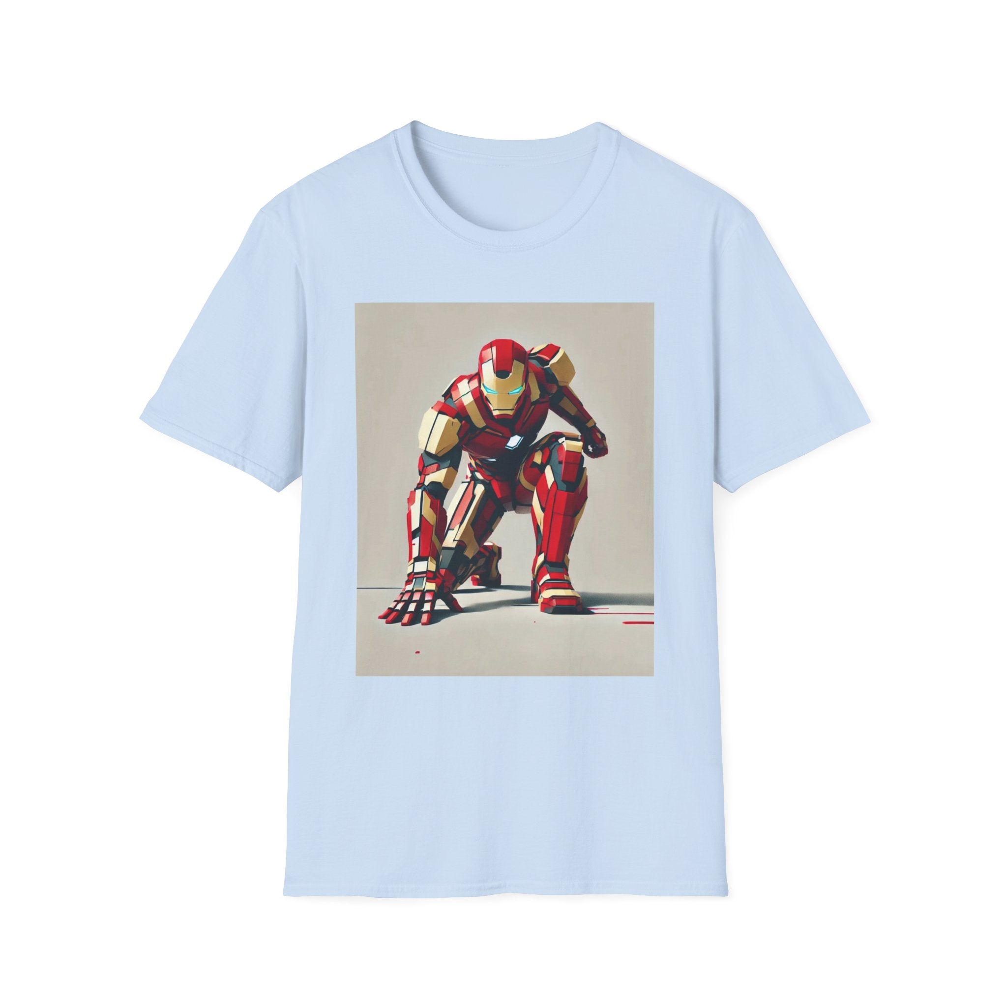 Iron Superhero Marvel T-Shirt - Comic Book Hero Unisex Tee, Graphic Top for Fans, Gift for Geeks, Justice League Shirt, Dark Knight