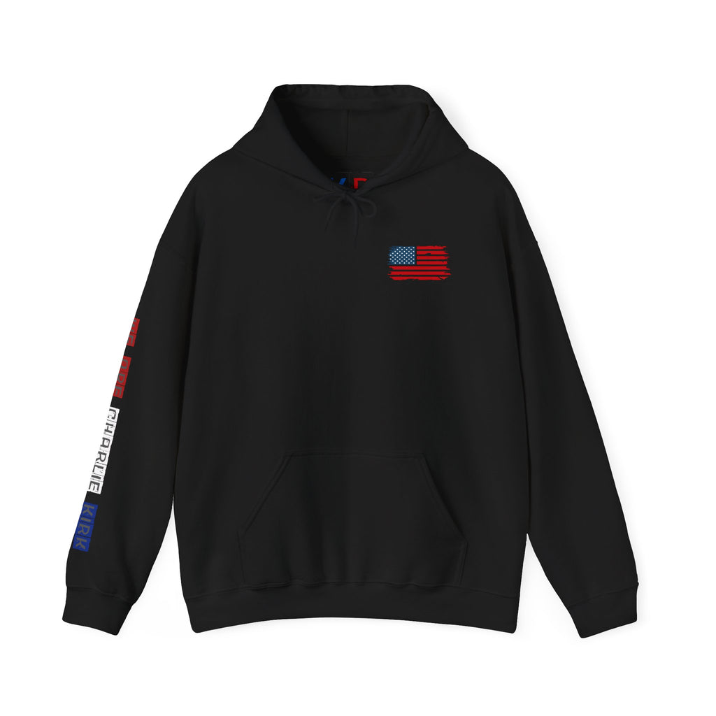 Charlie kirk Patriotic Hoodie Rebel Spirit Unisex Hoodie