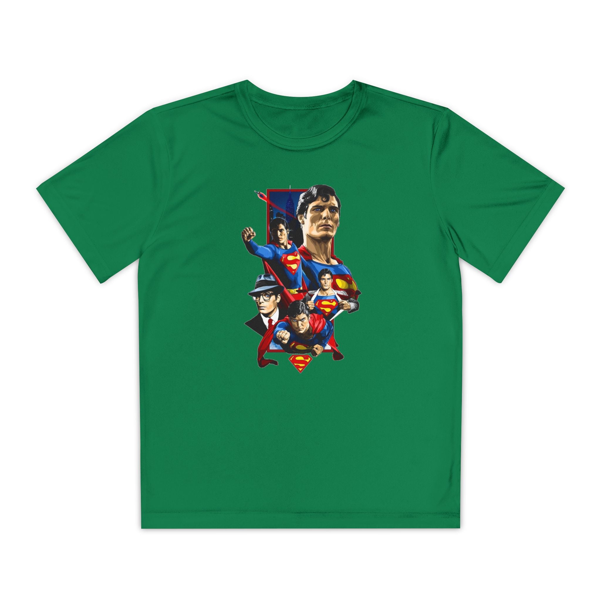 Superman Youth T-Shirt Sports Graphic Tee, Cool Athletic Shirt for Kids, Perfect for Sports Events, Team Spirit
