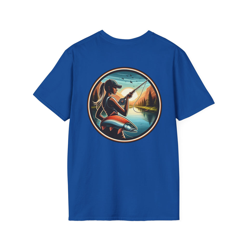 Patriotic Fishing t-shirt, American Flag Tee, 4th of July Shirt, USA Independence Day Top, Patriotic Graphic Tee, Unisex Patriotic