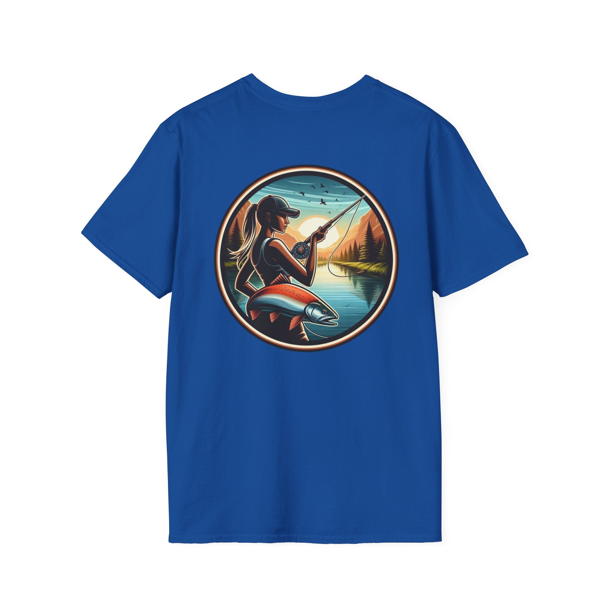 Patriotic Fishing t-shirt, American Flag Tee, 4th of July Shirt, USA Independence Day Top, Patriotic Graphic Tee, Unisex Patriotic