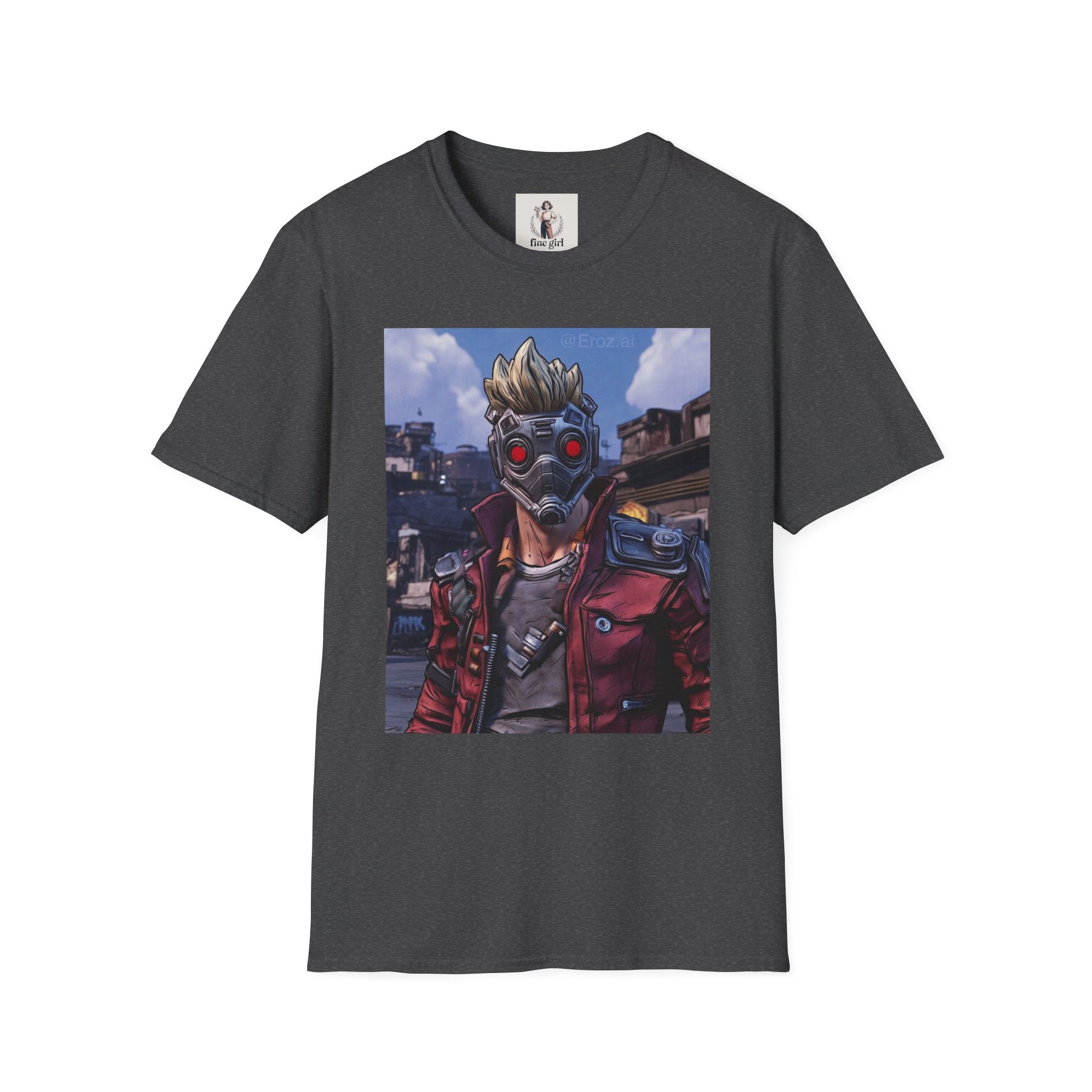 Star-Lord Superhero Marvel Unisex Softstyle T-Shirt, Comic Book Tee, Geeky Clothing, Cosplay Costume Top