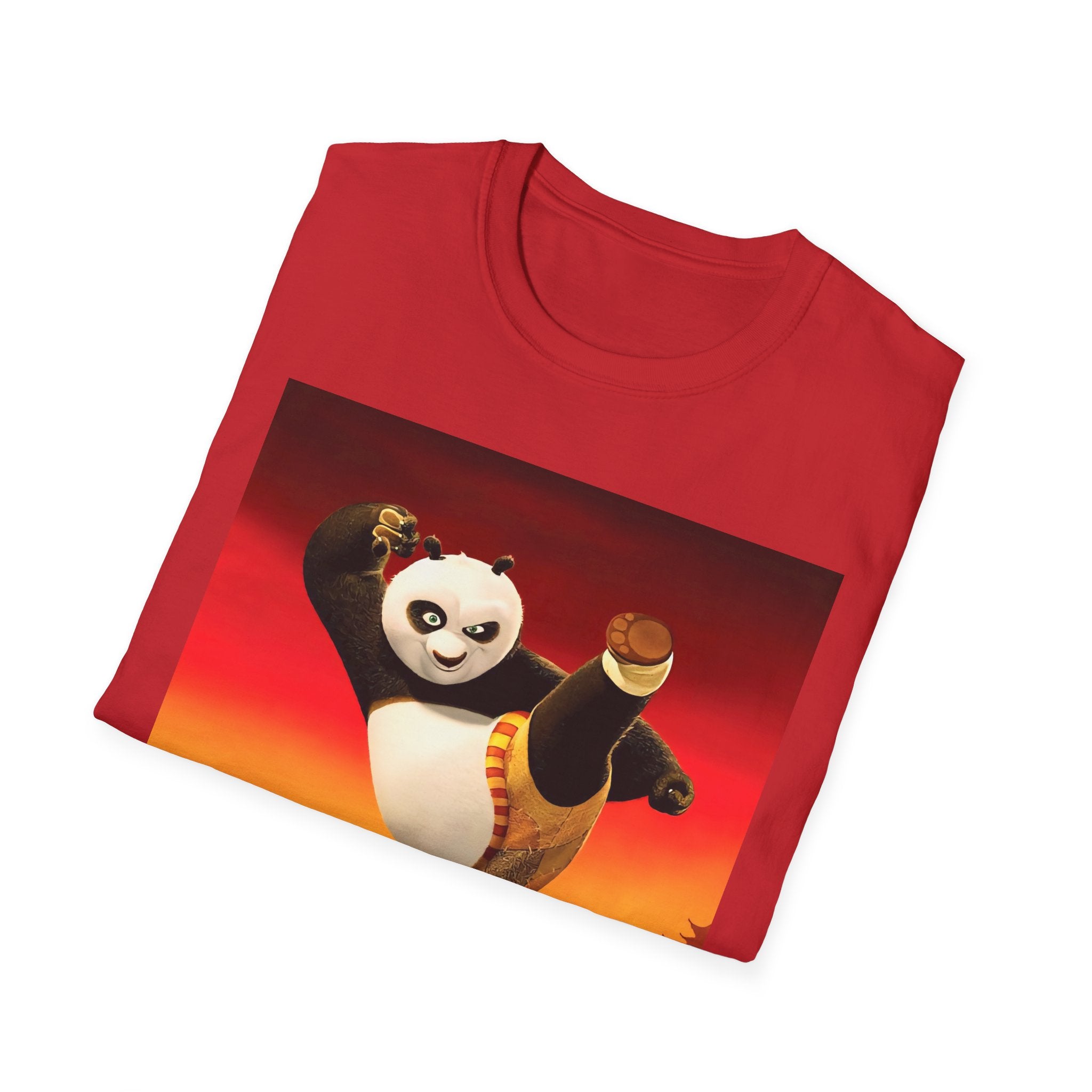 Kung Fu Panda Unisex Softstyle T-Shirt, DreamWorks Animation Youth Competitor Tee, Graphic Tee, Movie Fan Gift, Cult Classic Shirt, Comfy