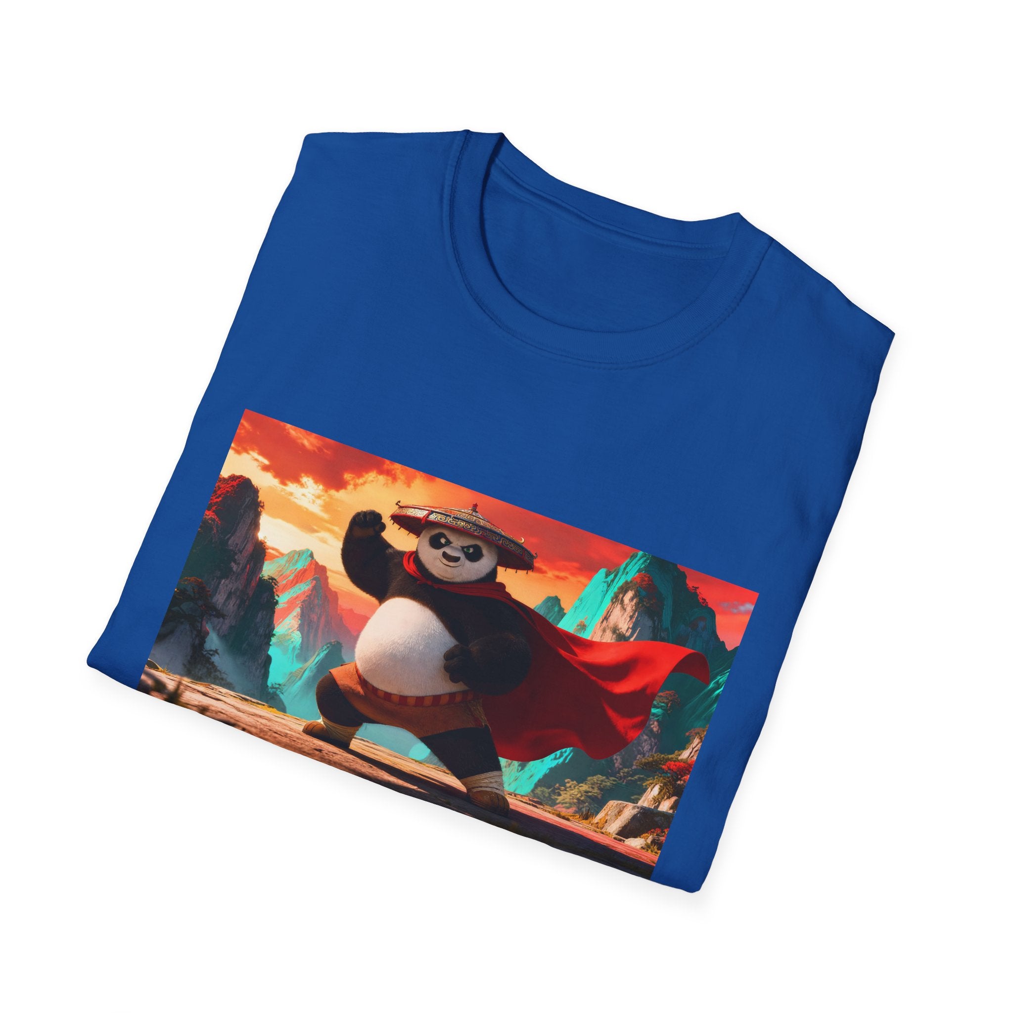 Kung Fu Panda Unisex Softstyle T-Shirt, DreamWorks Animation Youth Competitor Tee, Graphic Tee, Movie Fan Gift, Cult Classic Shirt, Comfy