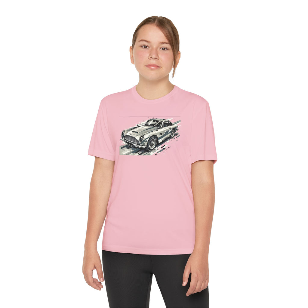 Aston Martin Youth T-Shirt Sports Graphic Tee, Cool Athletic Shirt for Kids, Perfect for Sports Events, Team Spirit
