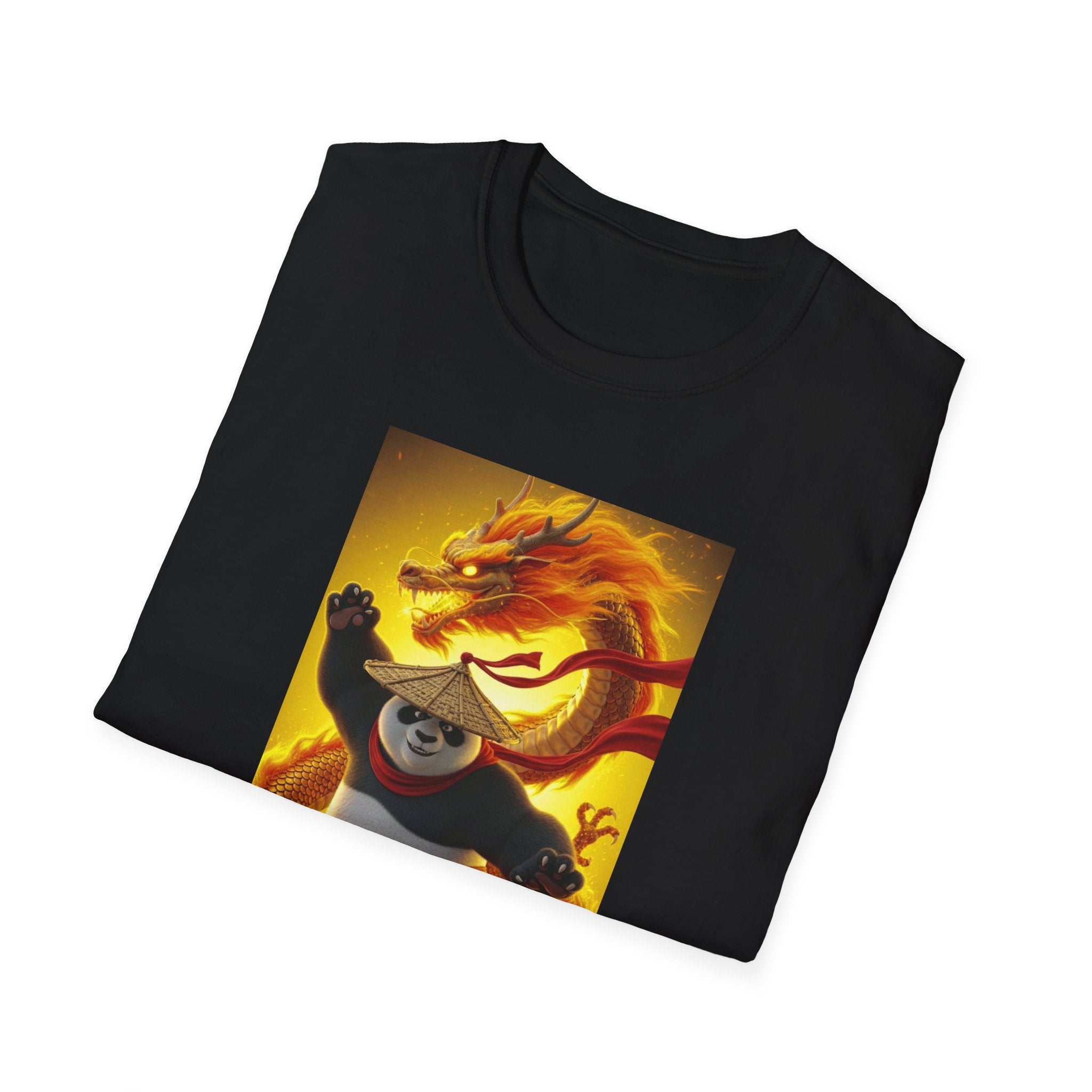 Kung Fu Panda Unisex Softstyle T-Shirt, DreamWorks Animation Youth Competitor Tee, Graphic Tee, Movie Fan Gift, Cult Classic Shirt, Comfy