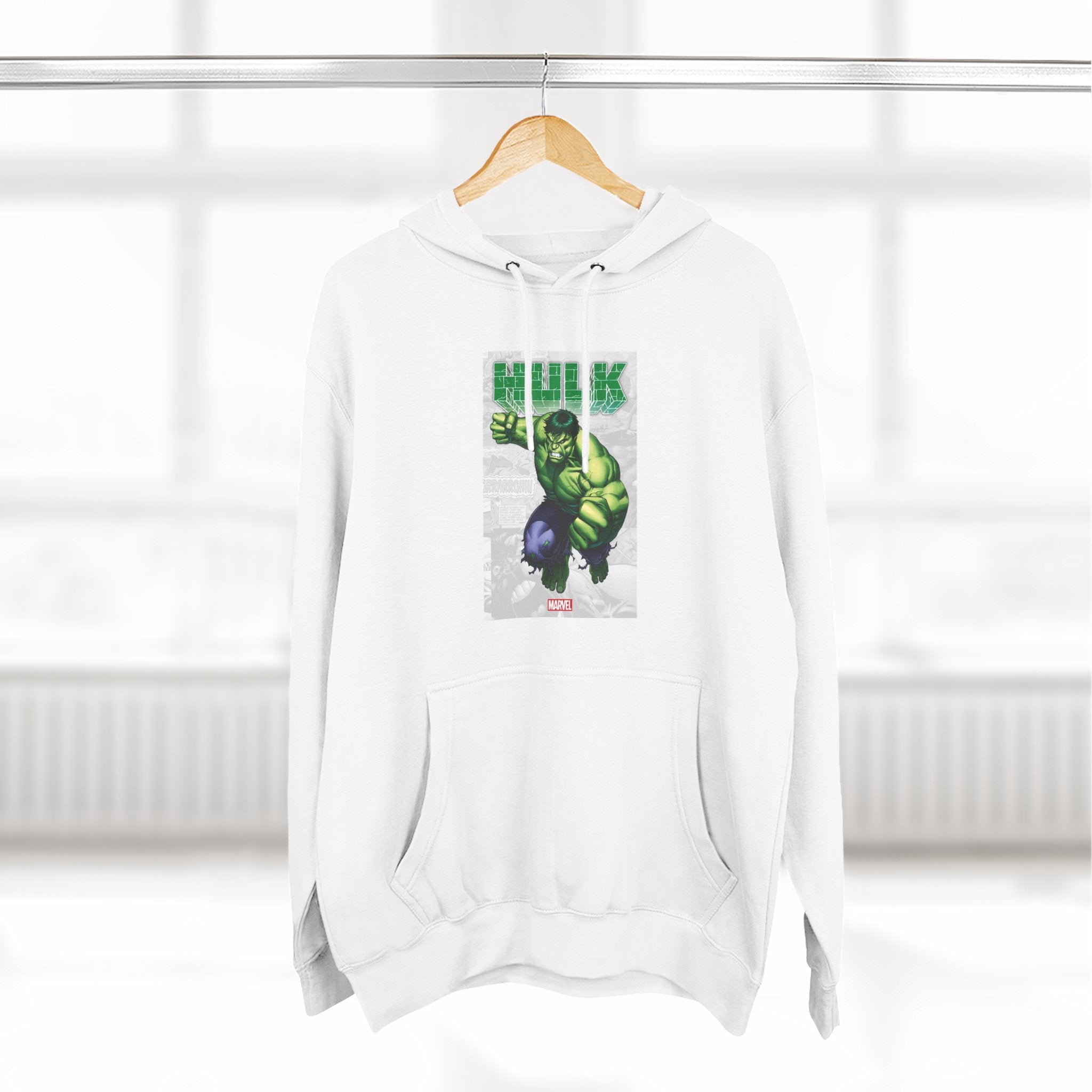 The Incredible Hulk Three-Panel Fleece Hoodie