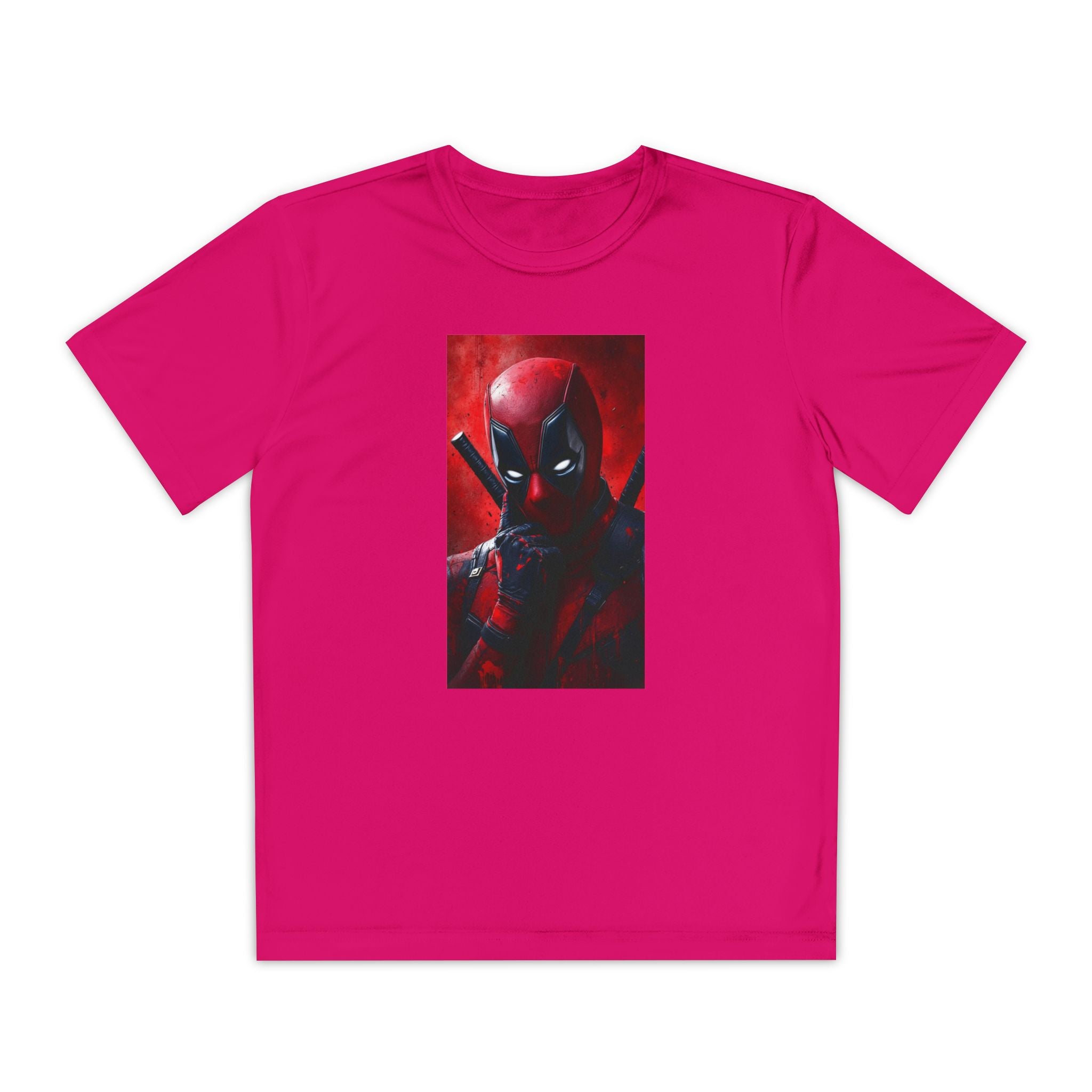 Deadpool Superhero Marvel Patriotic, Kids Graphic T-Shirt, Boys Hero Top, Girls Comic Book Clothing, Birthday