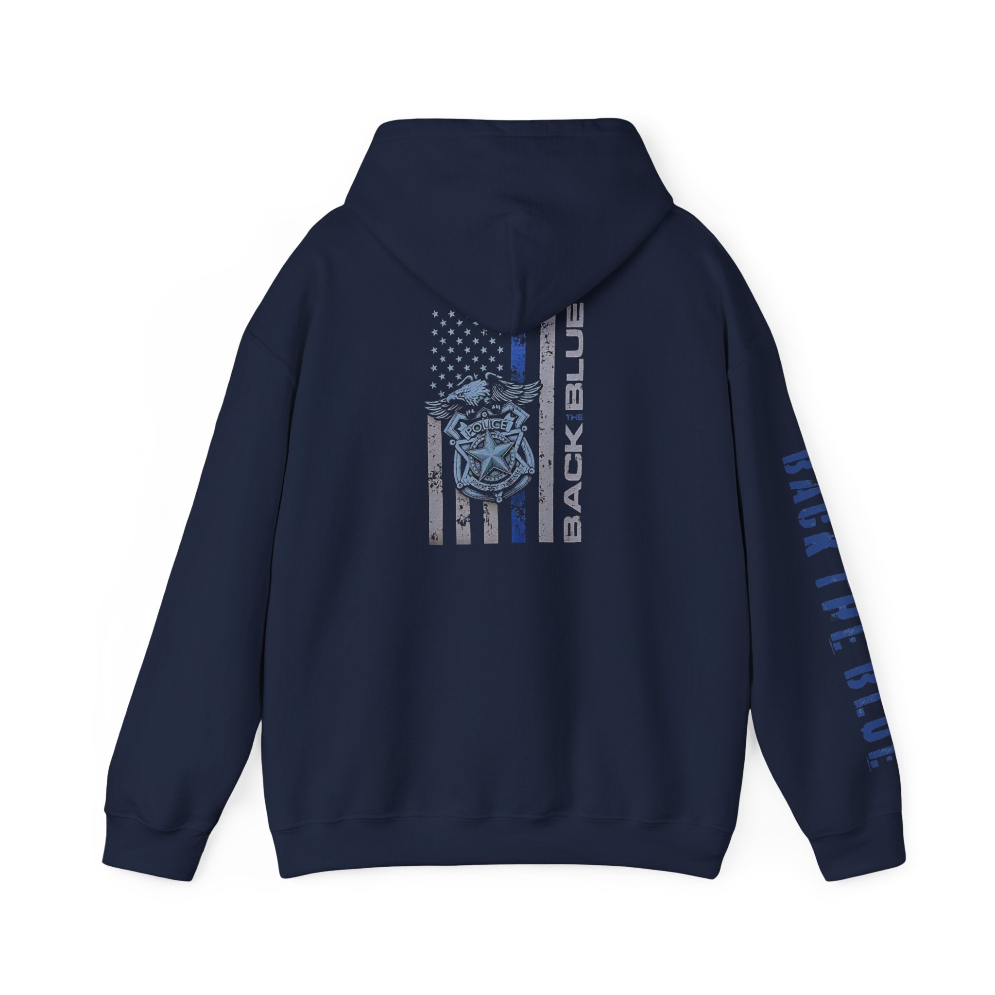 Patriotic Hoodie - Thin Blue Line Unisex Blend