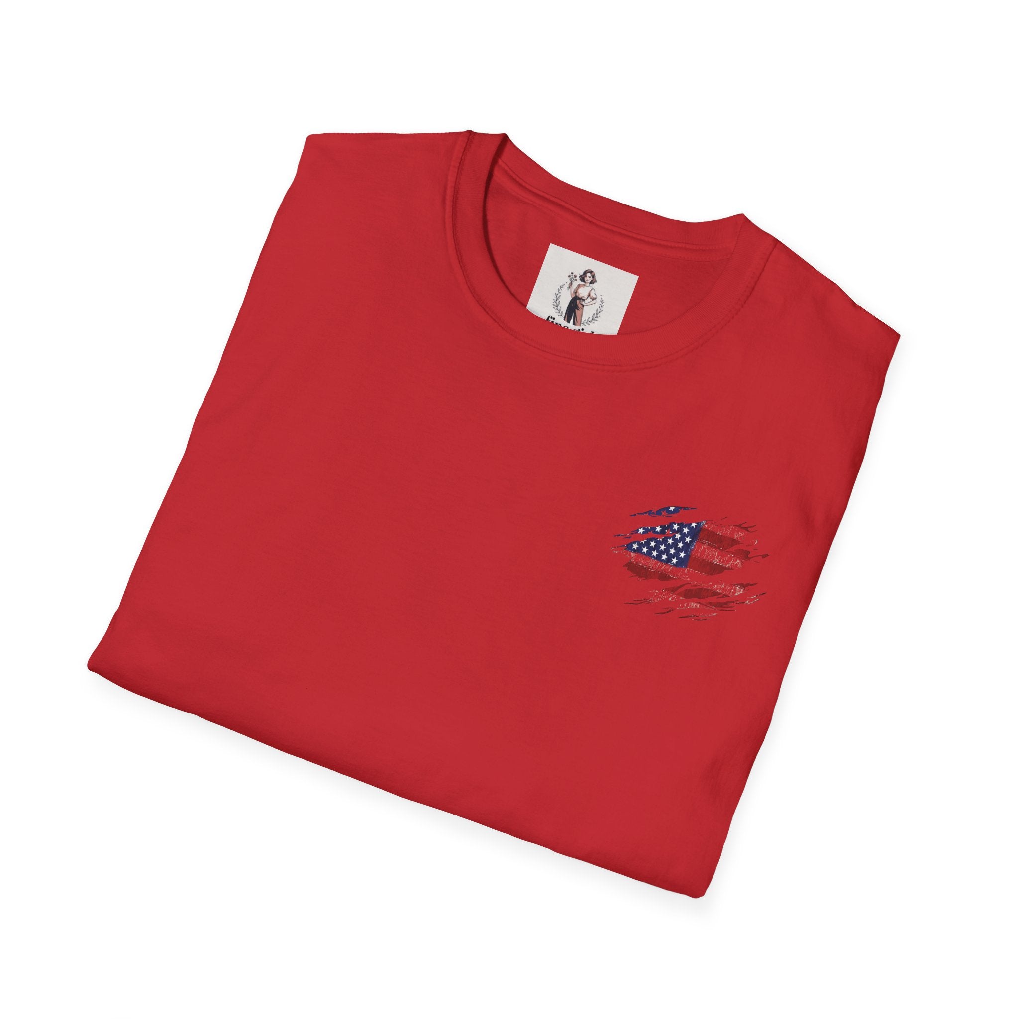 Paramedic Patriotic T-Shirt - USA Flag Tee, Fourth of July Shirt, American Pride Top, Independence Day Apparel, Red White Blue