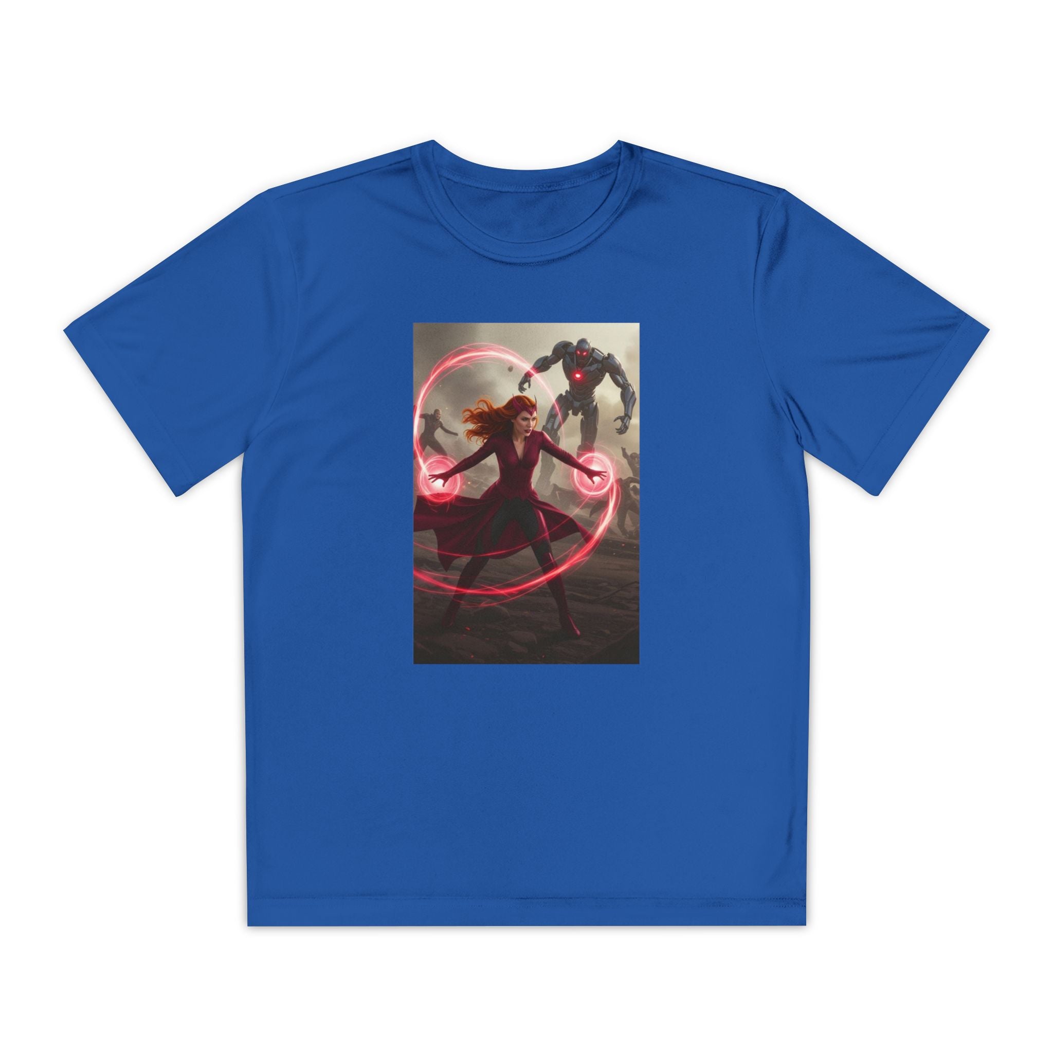 Superhero Youth T-Shirt Sports Graphic Tee, Cool Athletic Shirt for Kids