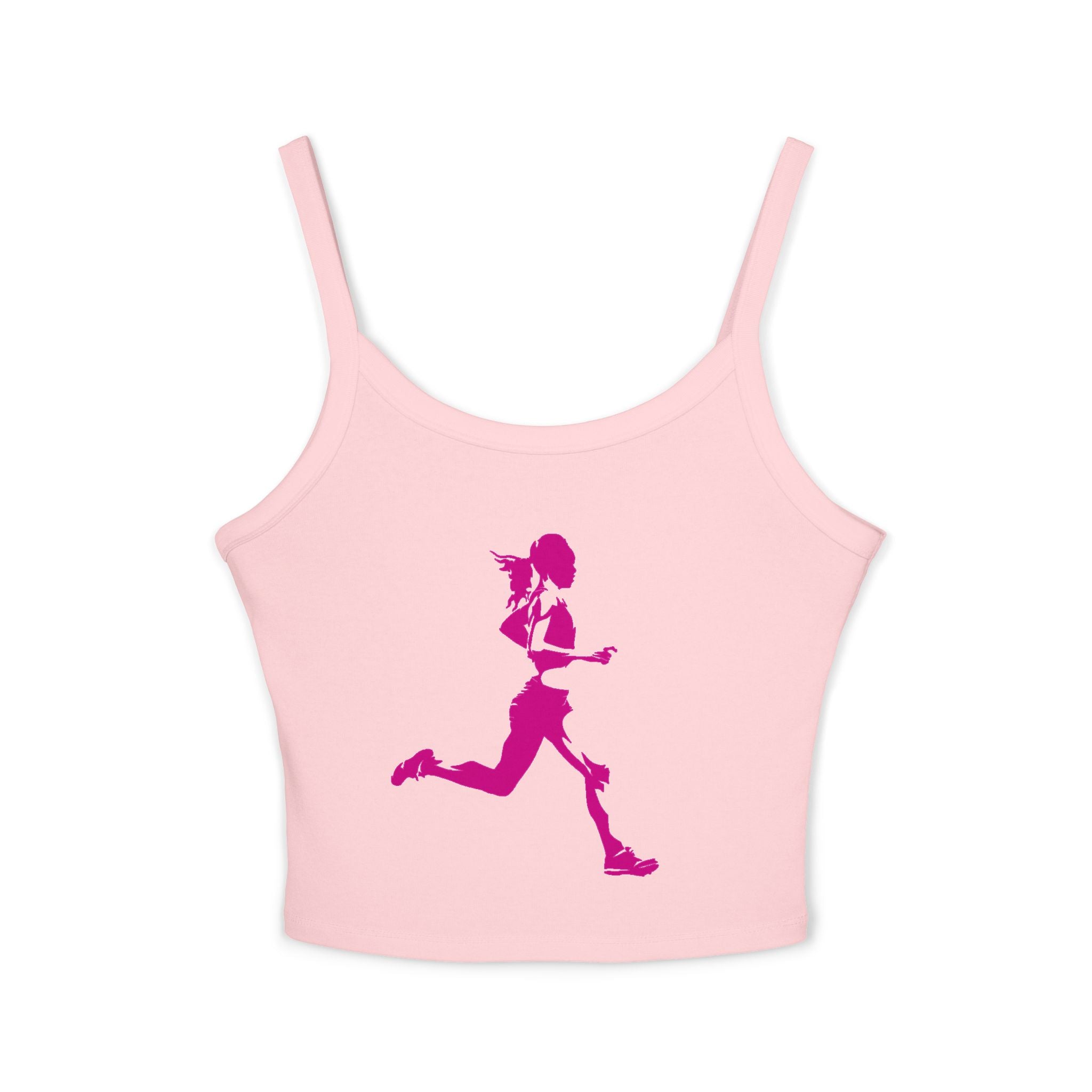 Running Woman Tank Top, Athletic Workout Top, Fitness Sleeveless Shirt, Jogging Muscle Tee, Exercise Gym Cami