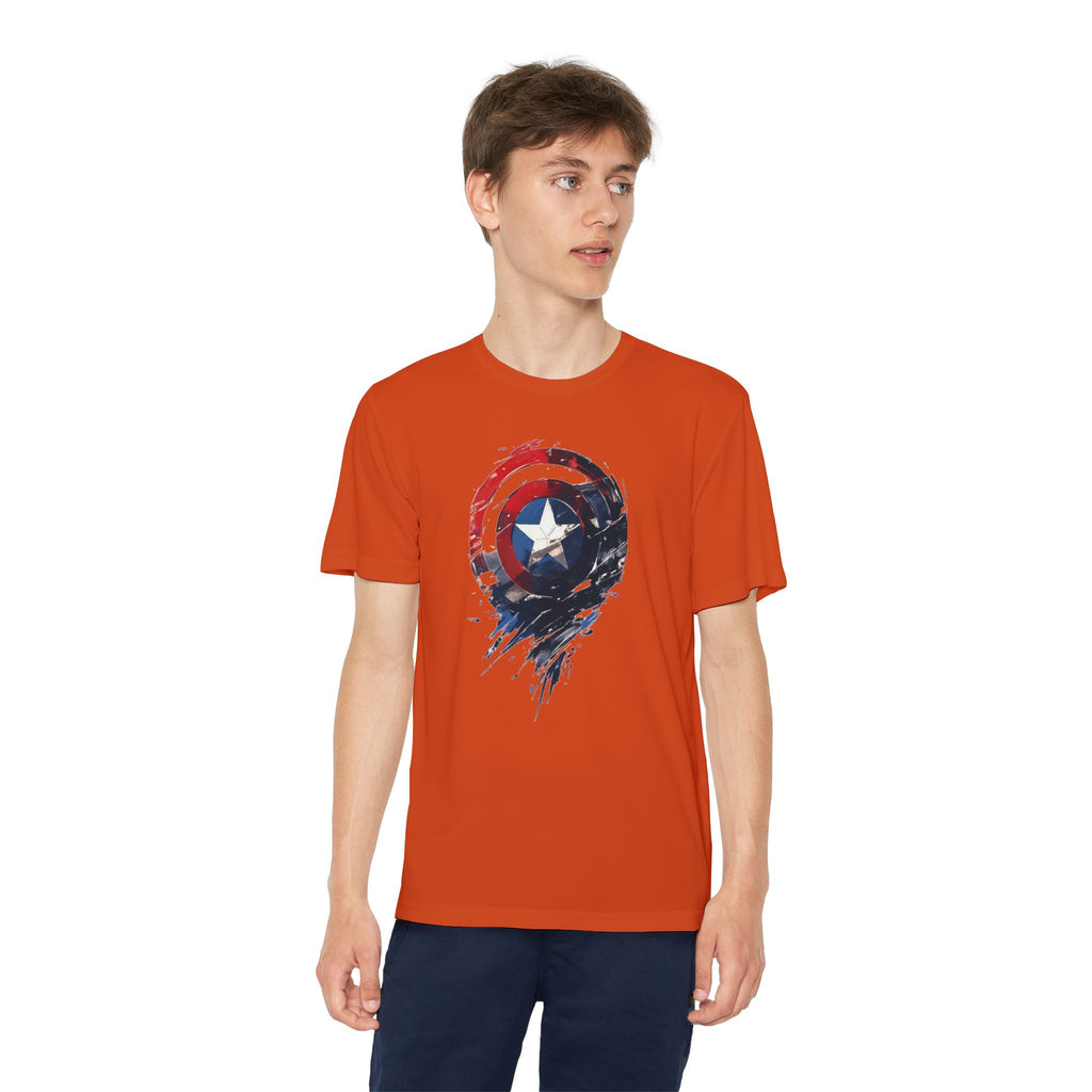 Advengers Youth T-Shirt Sports Graphic Tee, Cool Athletic Shirt for Kids