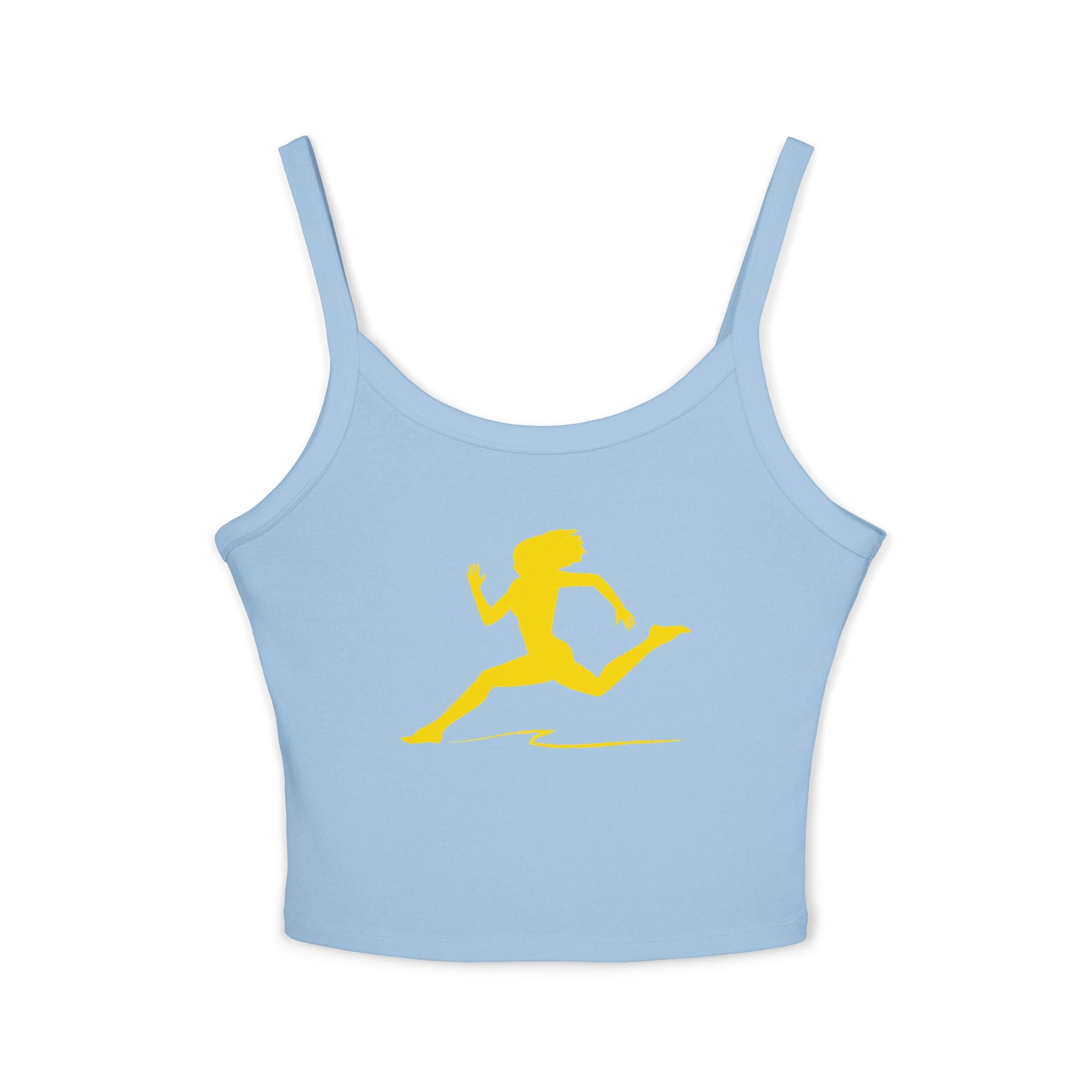 Running Woman Tank Top, Athletic Workout Top, Fitness Sleeveless Shirt, Jogging Muscle Tee, Exercise Gym Cami