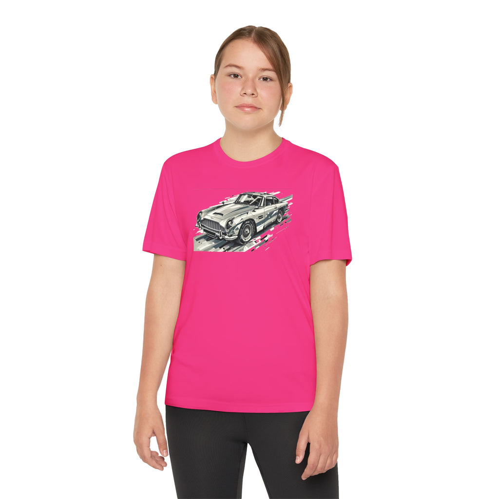 Aston Martin Youth T-Shirt Sports Graphic Tee, Cool Athletic Shirt for Kids, Perfect for Sports Events, Team Spirit